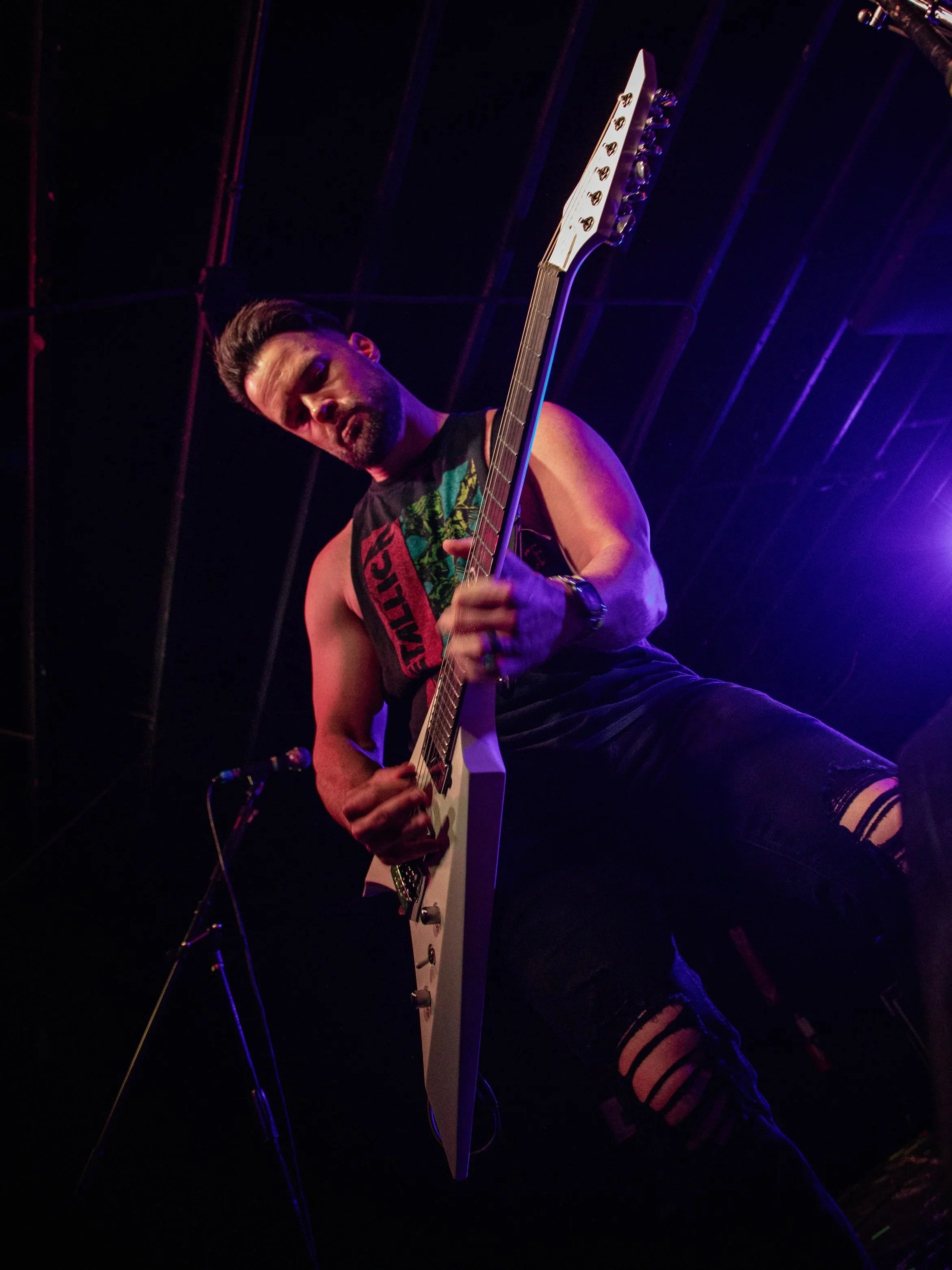 Ian Bassett of Runesaber - Heavy Metal Band from San Diego, CA