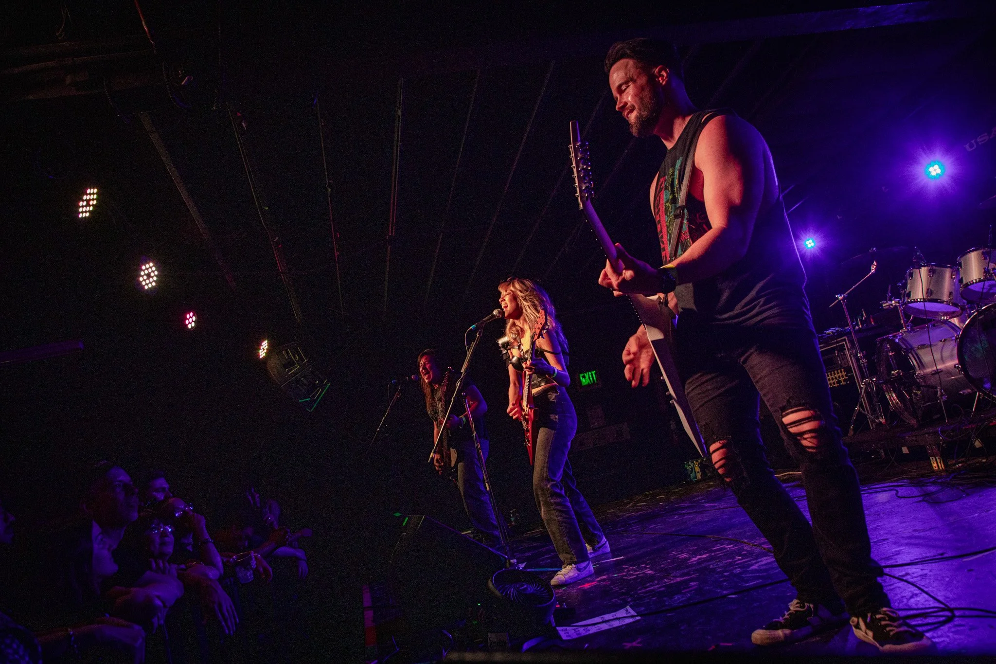 Shaynie Rhoads, Ian Bassett, Gabe Cruz and Blake Dutra of Runesaber - Heavy Metal Band from San Diego, CA