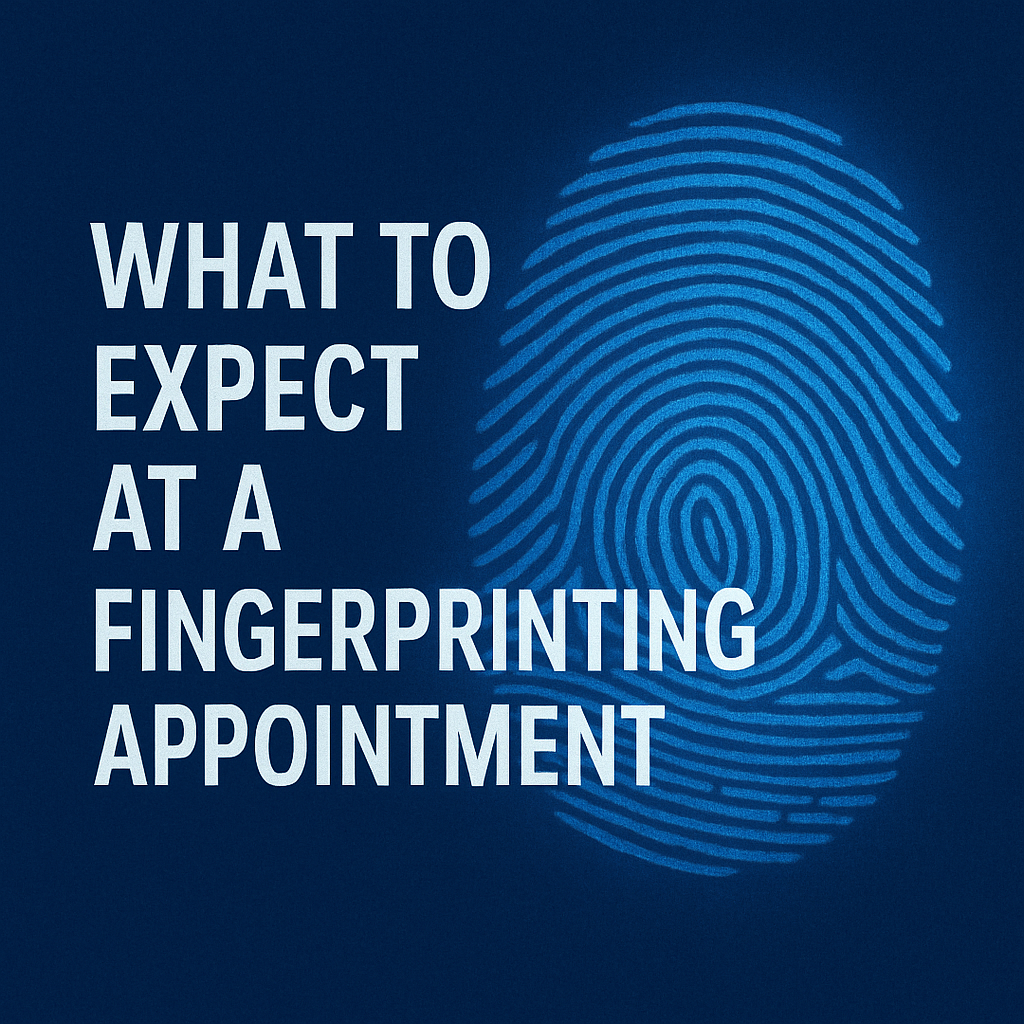 What to Expect During Your Fingerprinting Appointment