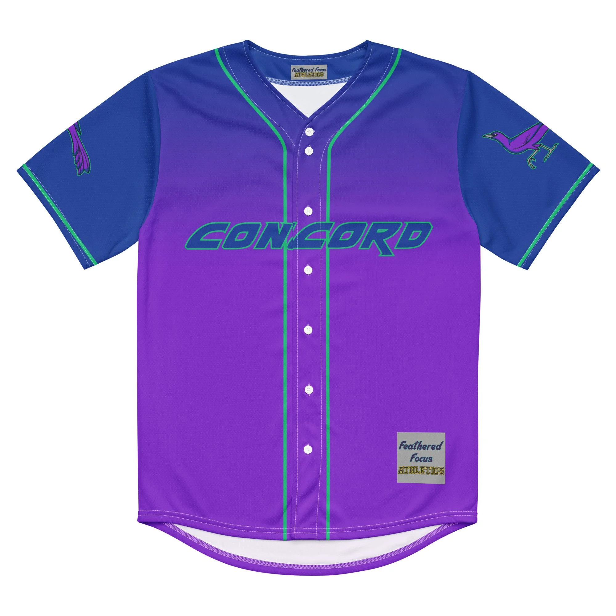 Concord Grackels Recycled baseball jersey