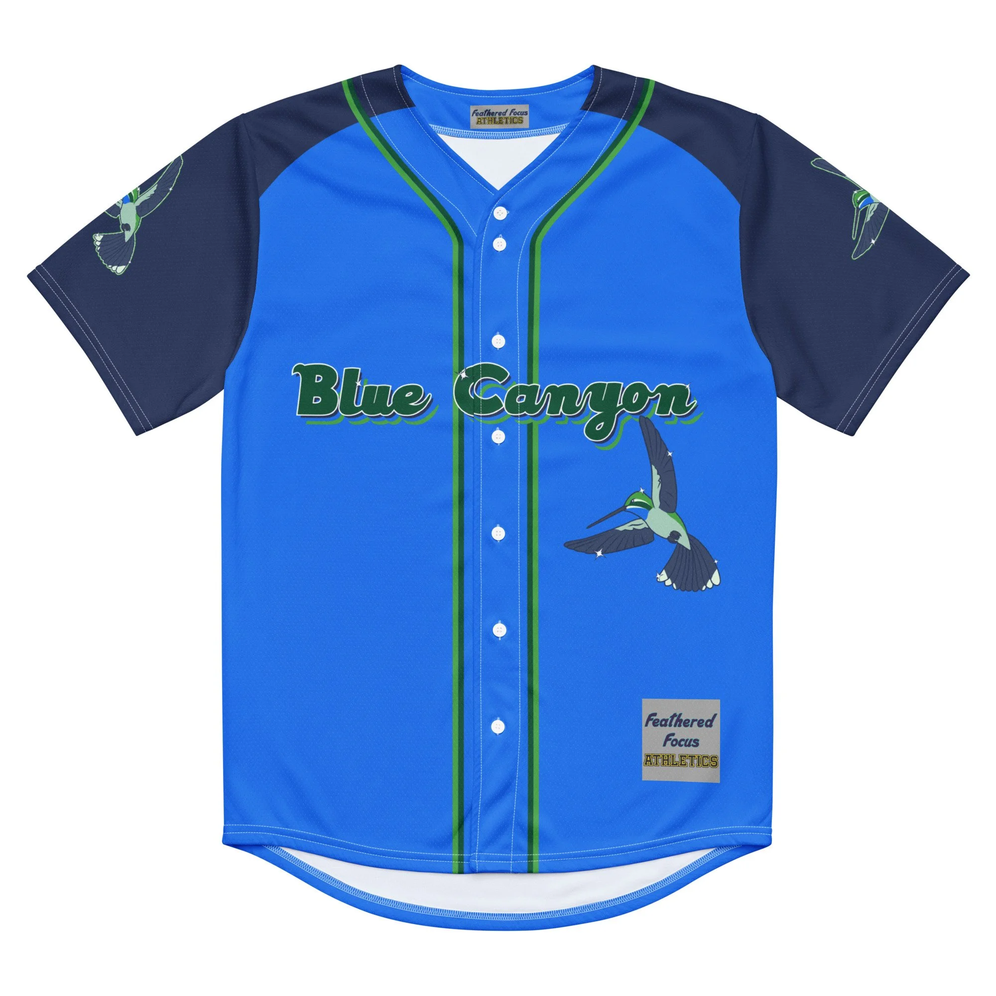 Blue Canyon Mountain-gems Recycled baseball jersey