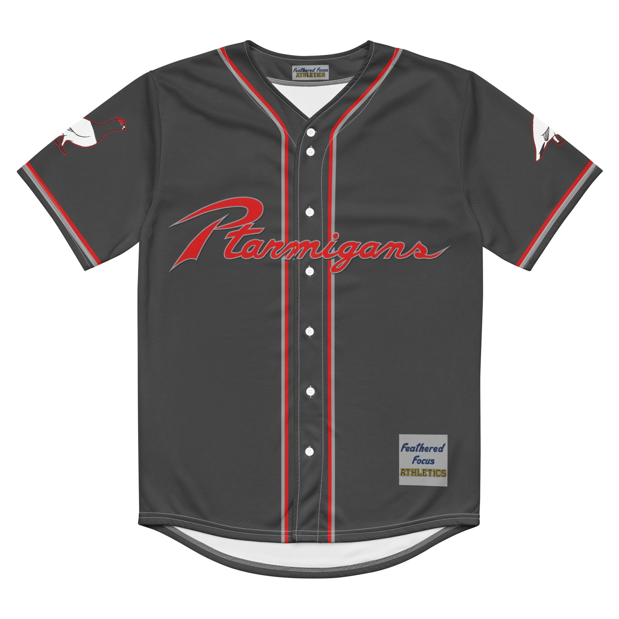 Ptarmigans Recycled baseball jersey
