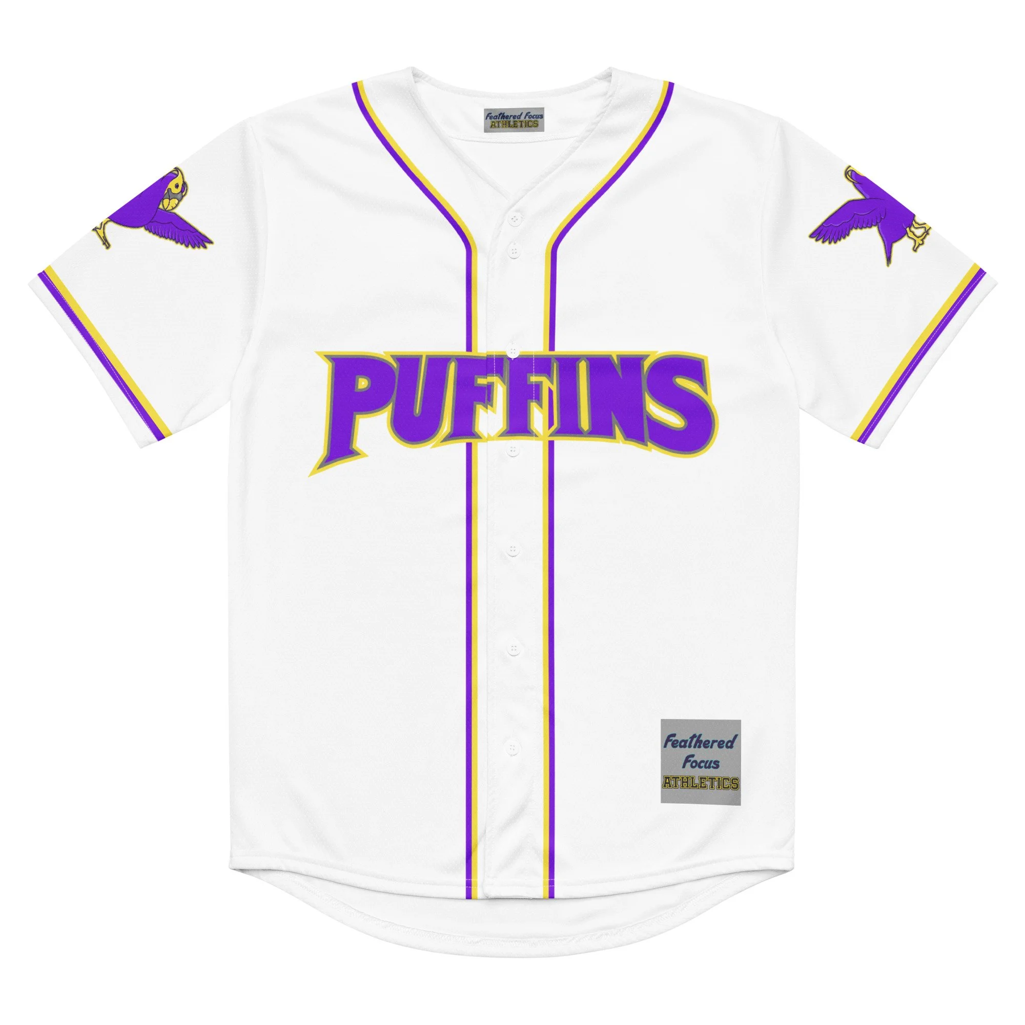 Puffins Recycled baseball jersey