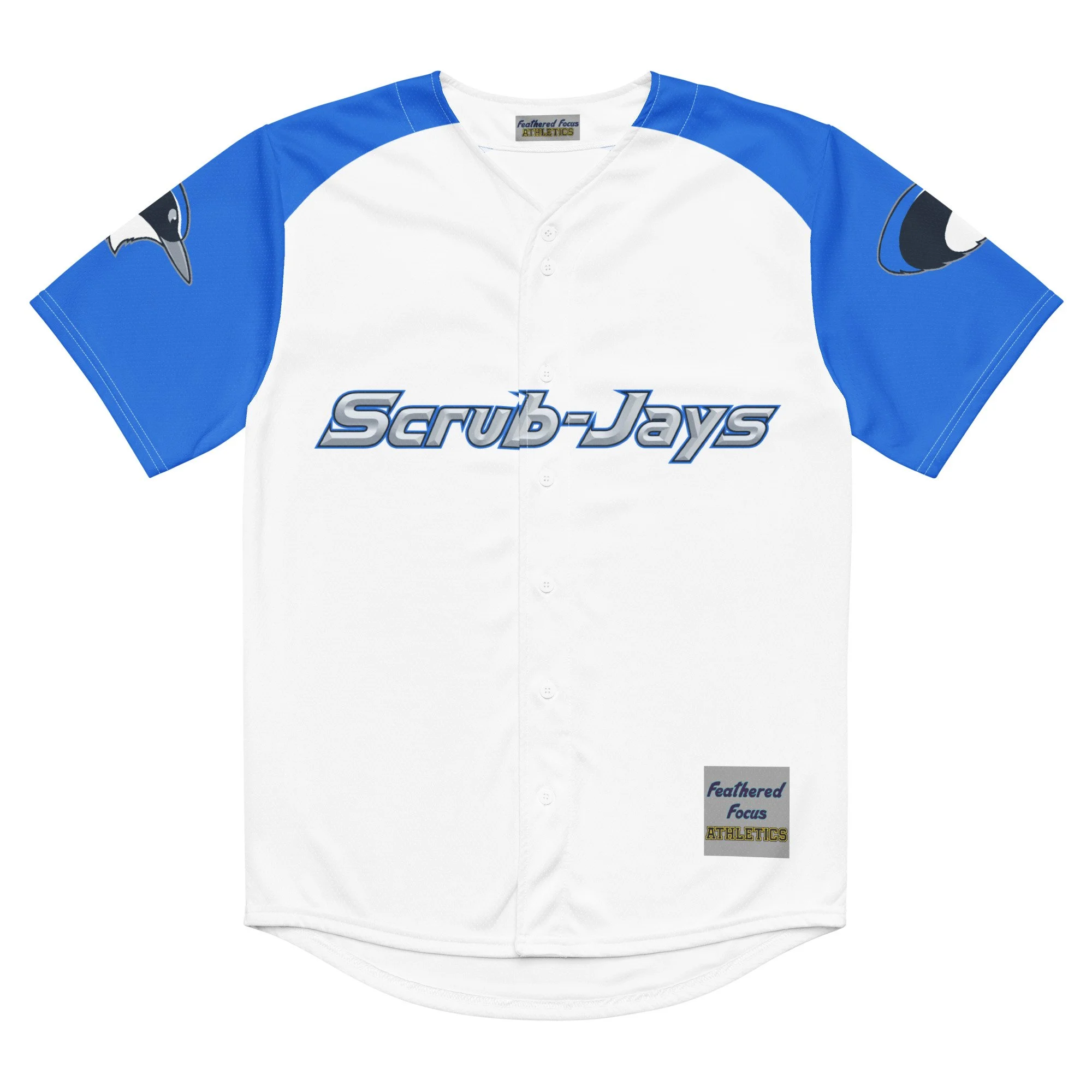 Scrub-jays Recycled baseball jersey
