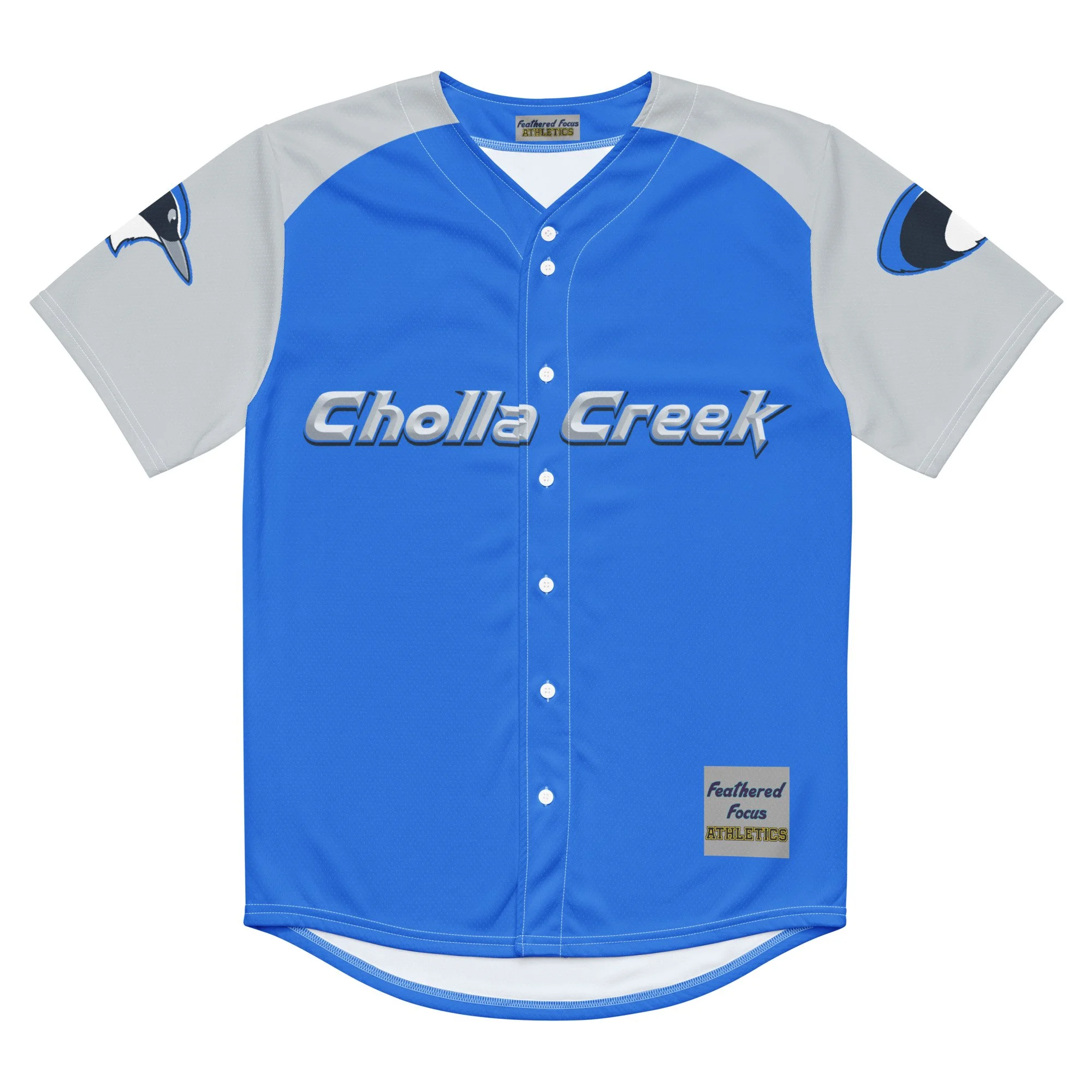 Cholla Creek Scrub-jays Recycled baseball jersey
