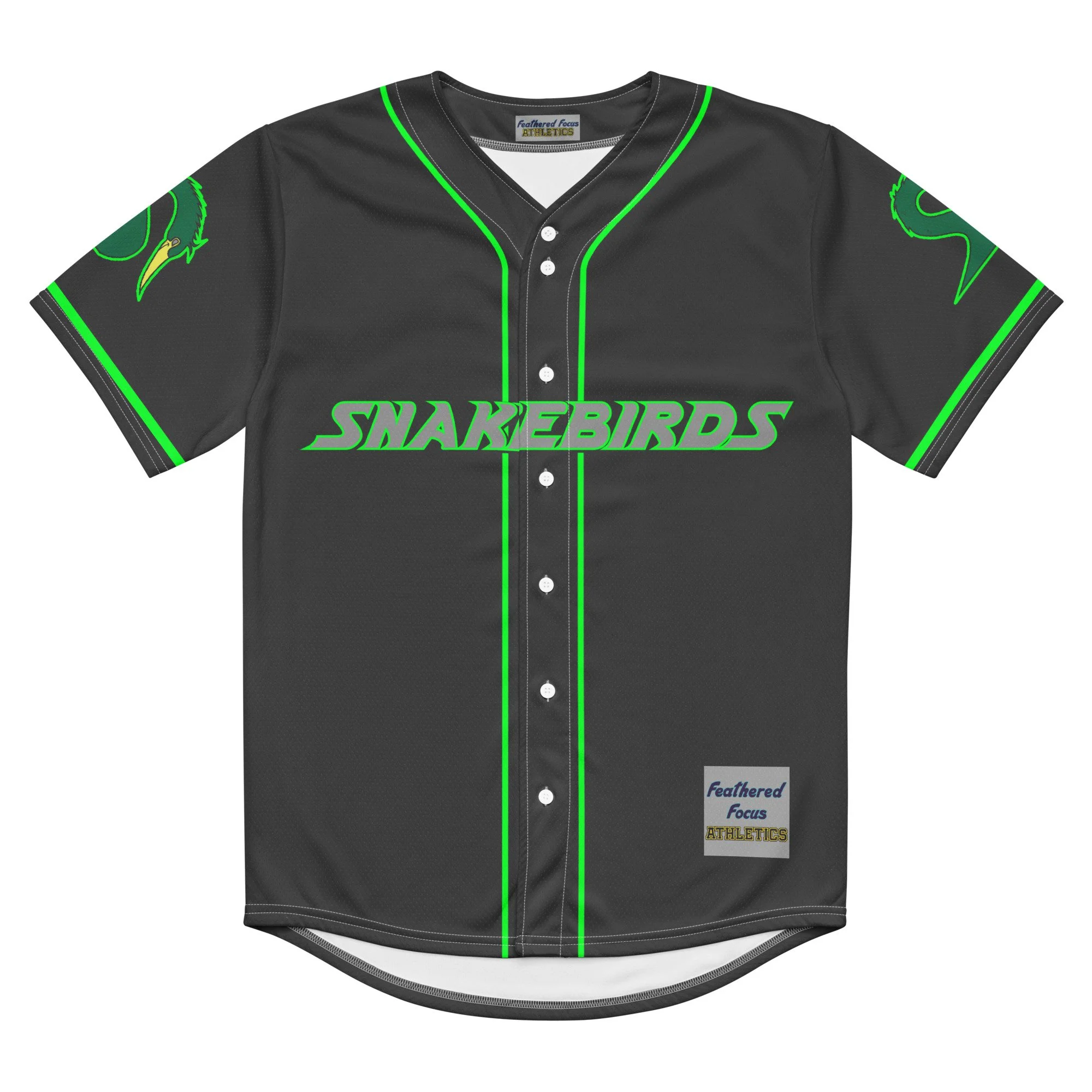 Snakebirds Recycled baseball jersey