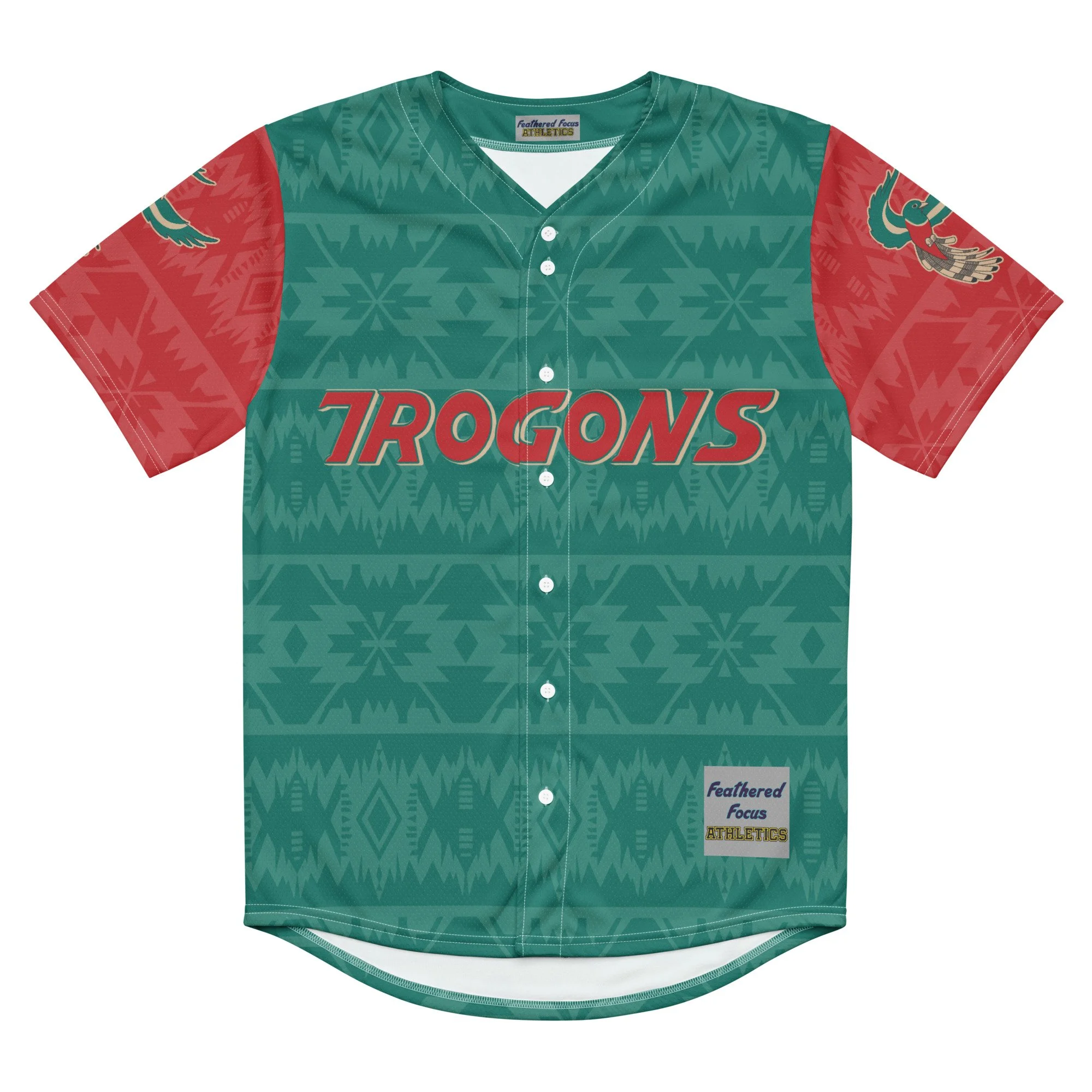Trogons Recycled baseball jersey