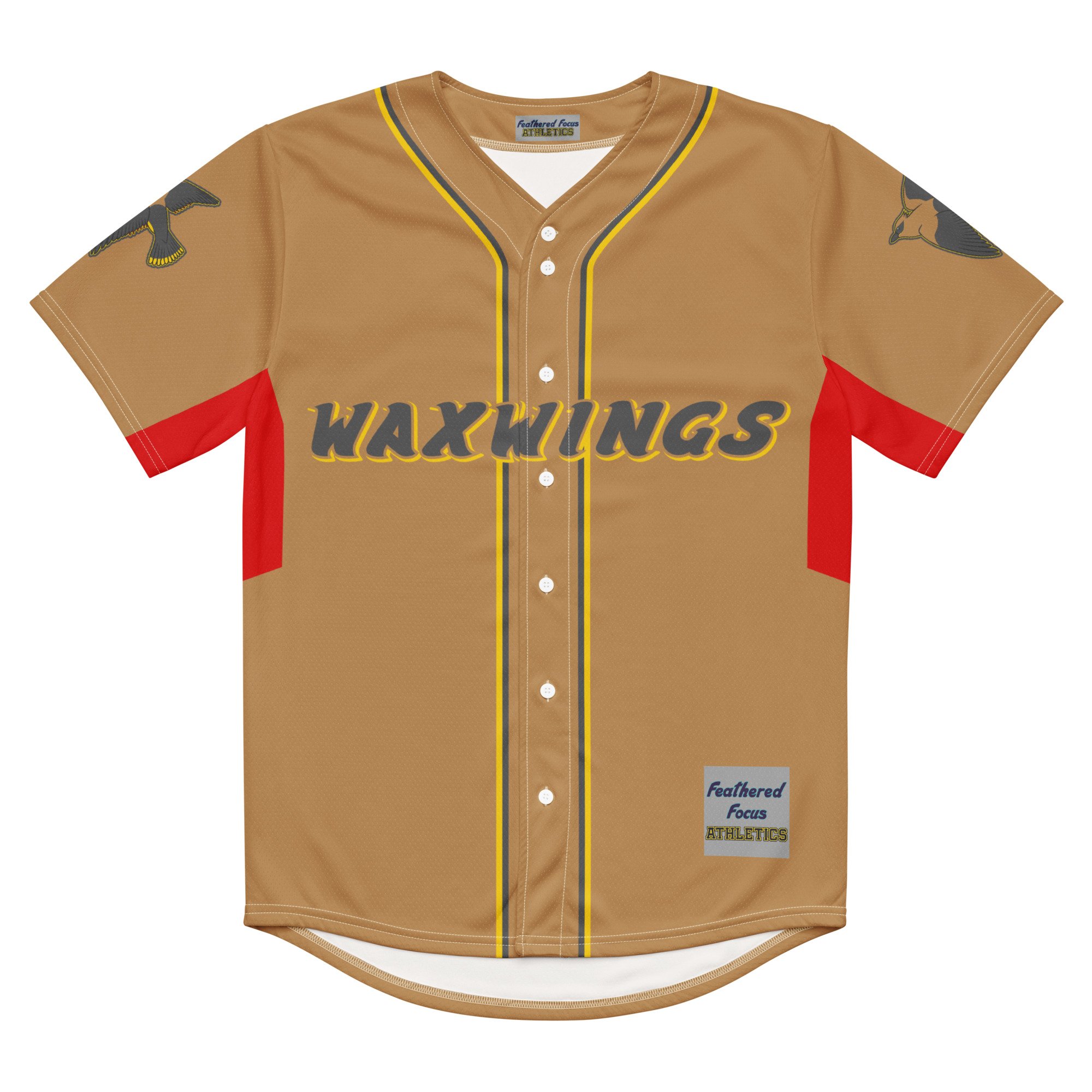 Waxwings Recycled baseball jersey