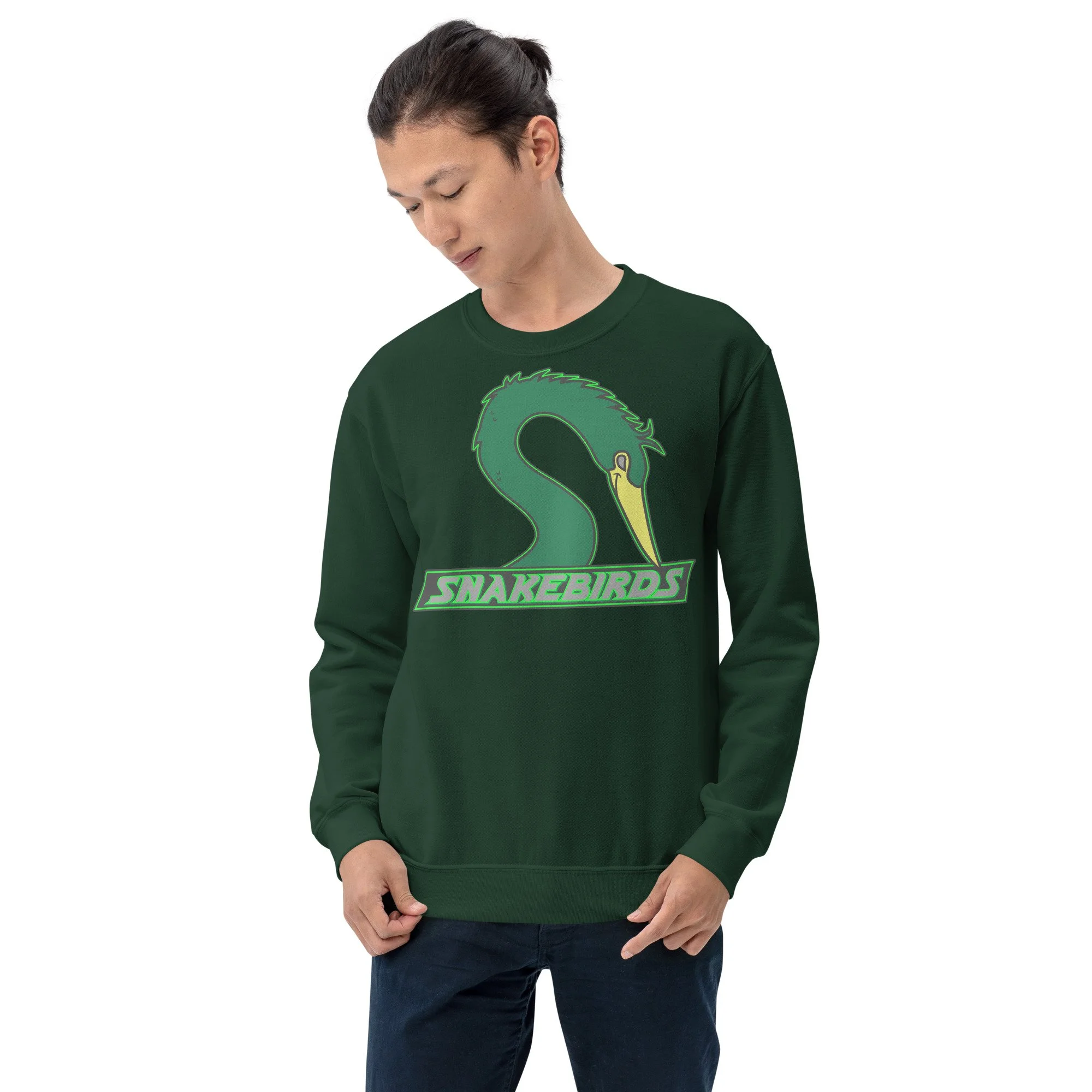 unisex-crew-neck-sweatshirt-forest-green-front-693ee1597a359.jpg
