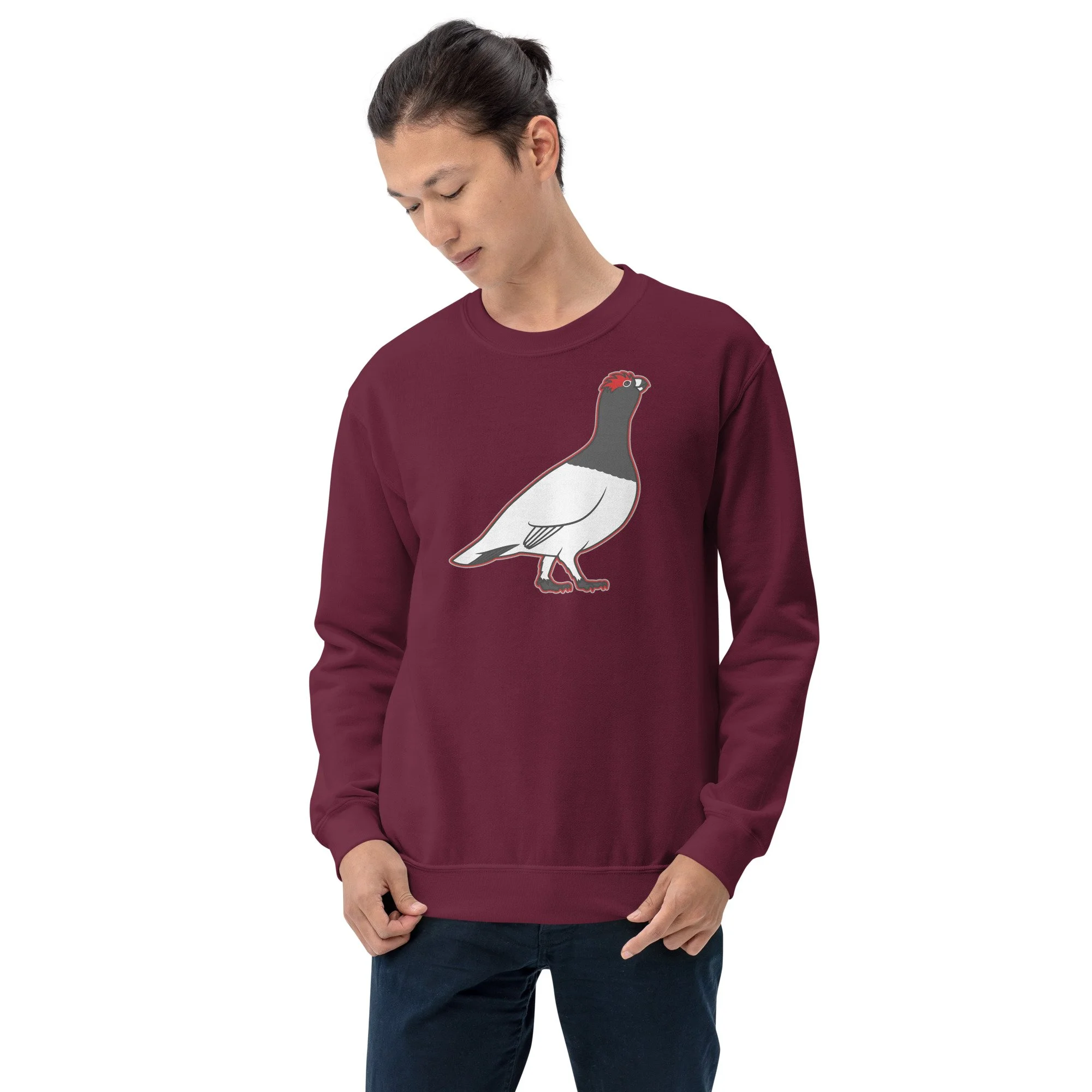 unisex-crew-neck-sweatshirt-maroon-front-693d826567a2c.jpg