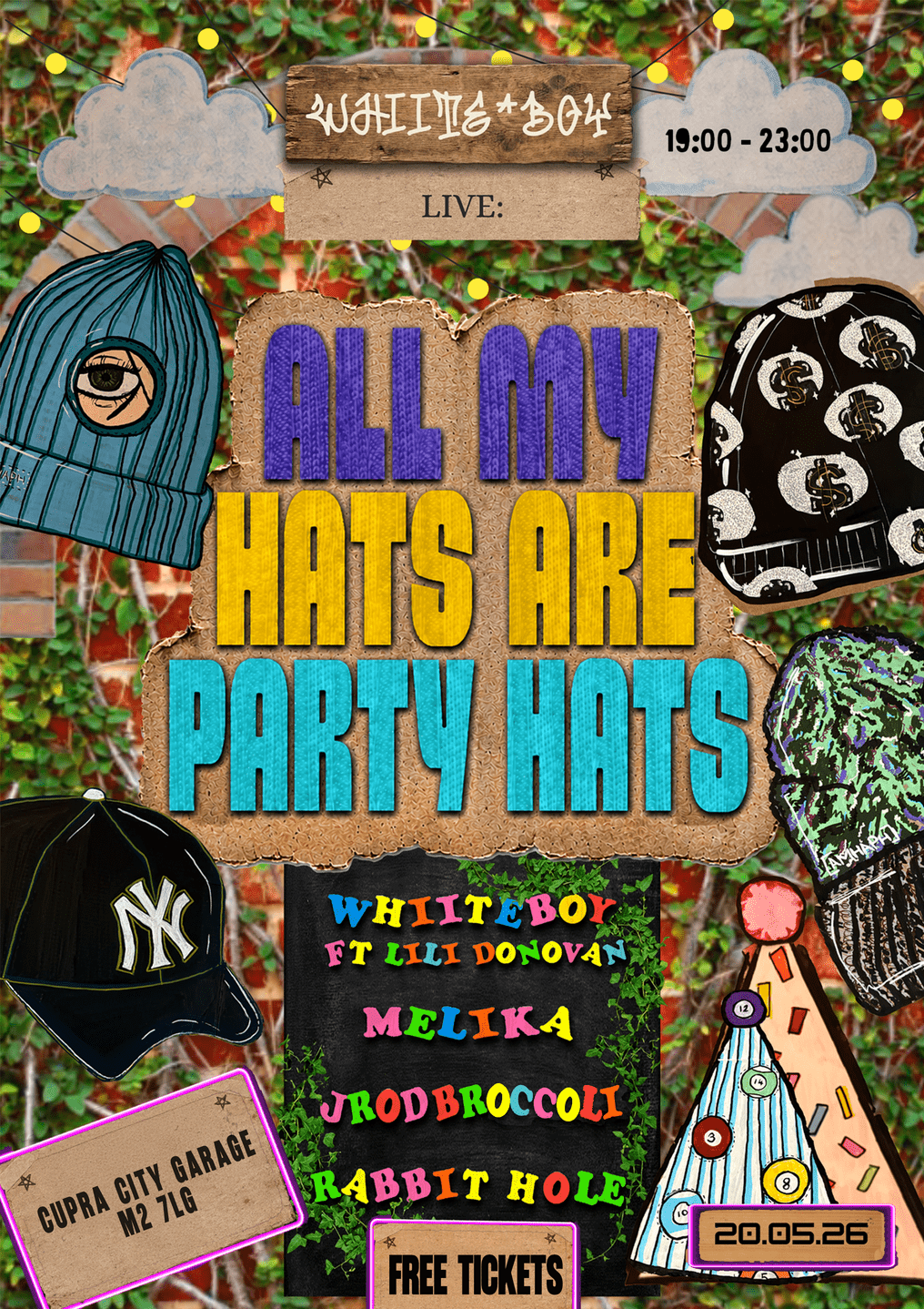 WHIITEBOY PRESENTS: ALL MY HATS ARE PARTY HATS!