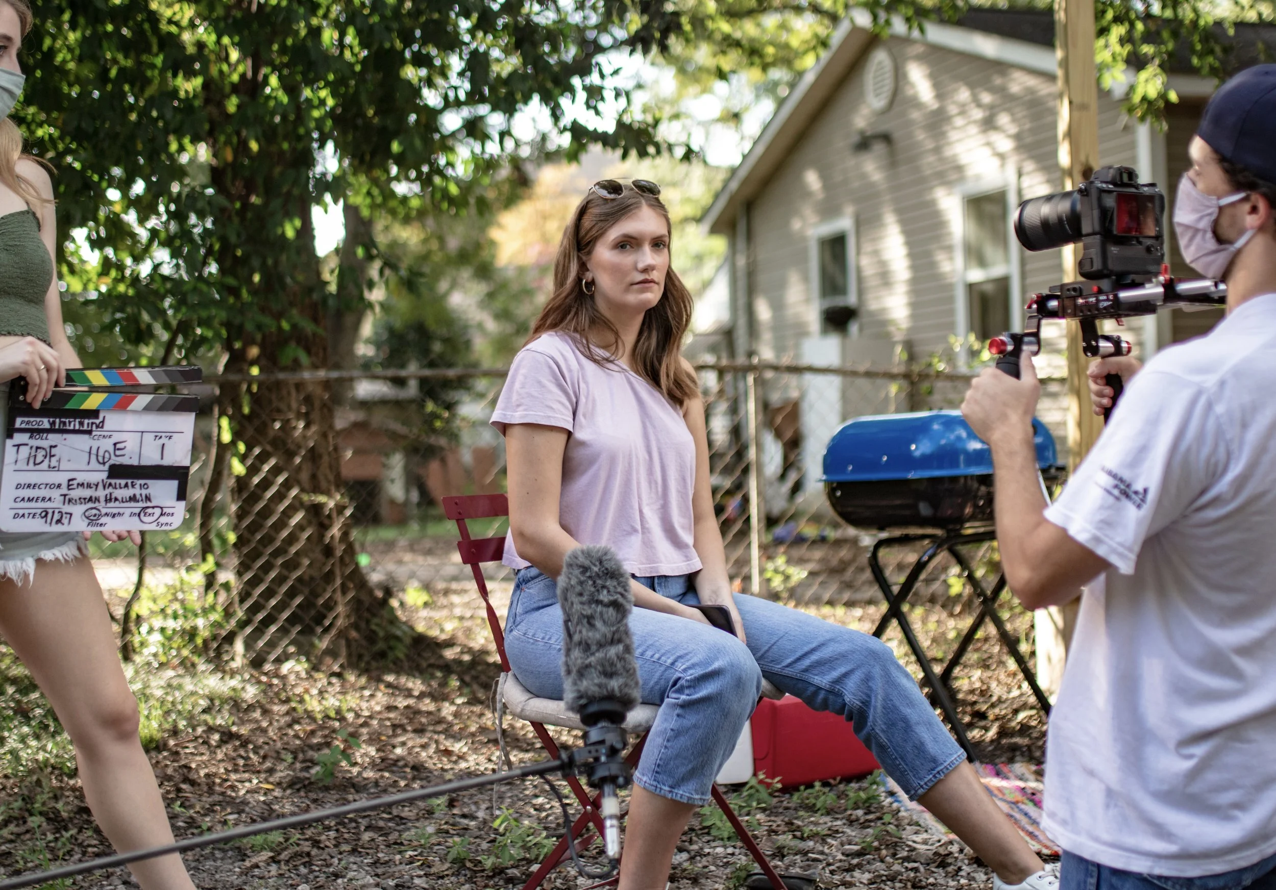 BTS of short film, "Whirlwind"