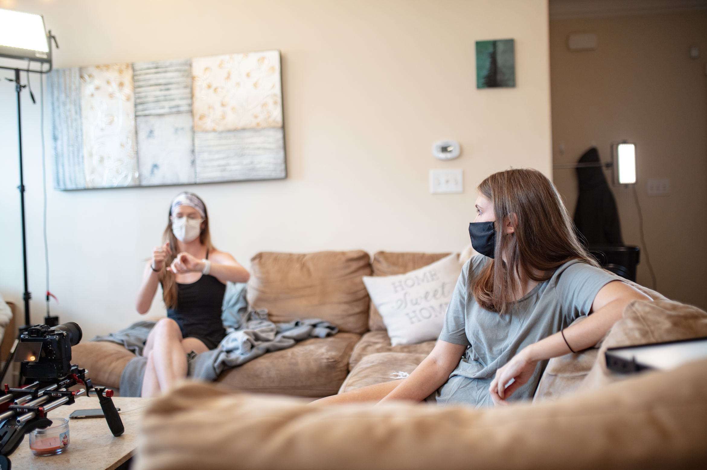 BTS of short film, "Whirlwind"