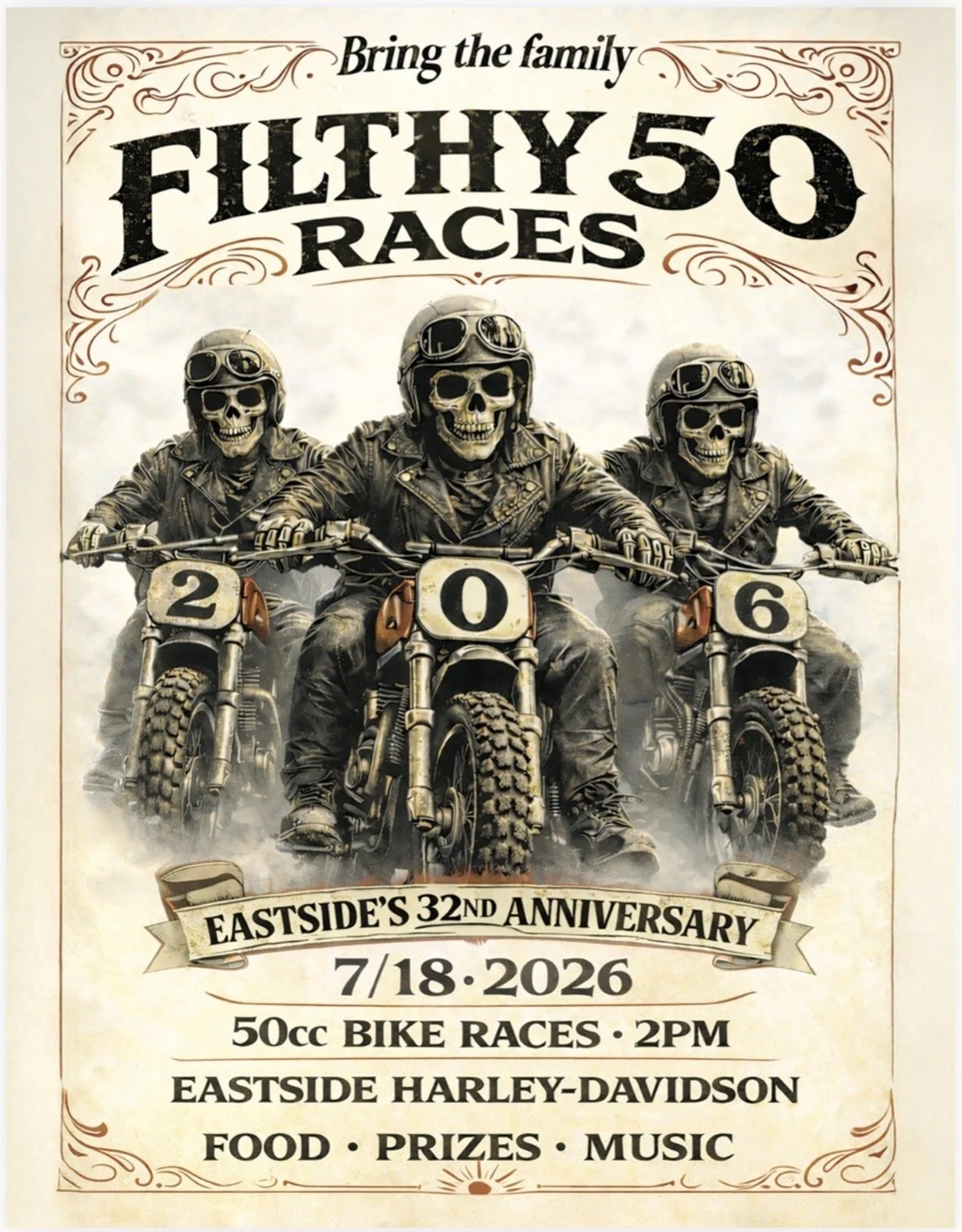 Filthy 50 Races
