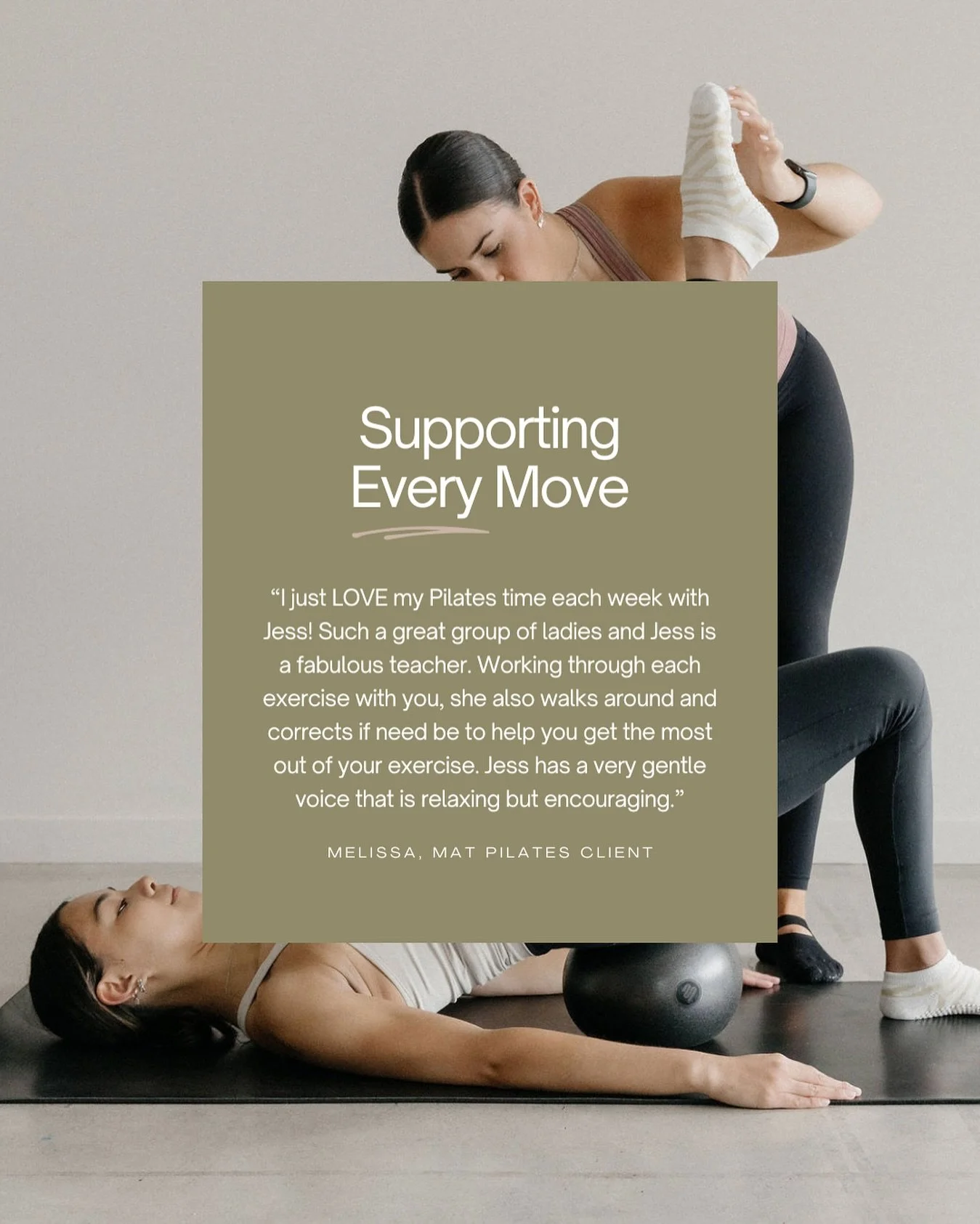 &ldquo;I just LOVE my Pilates time each week!&rdquo;

Because that&rsquo;s what movement should feel like - something you look forward to, not force yourself through.

A space where you arrive carrying the weight of the day&hellip; and leave feeling 