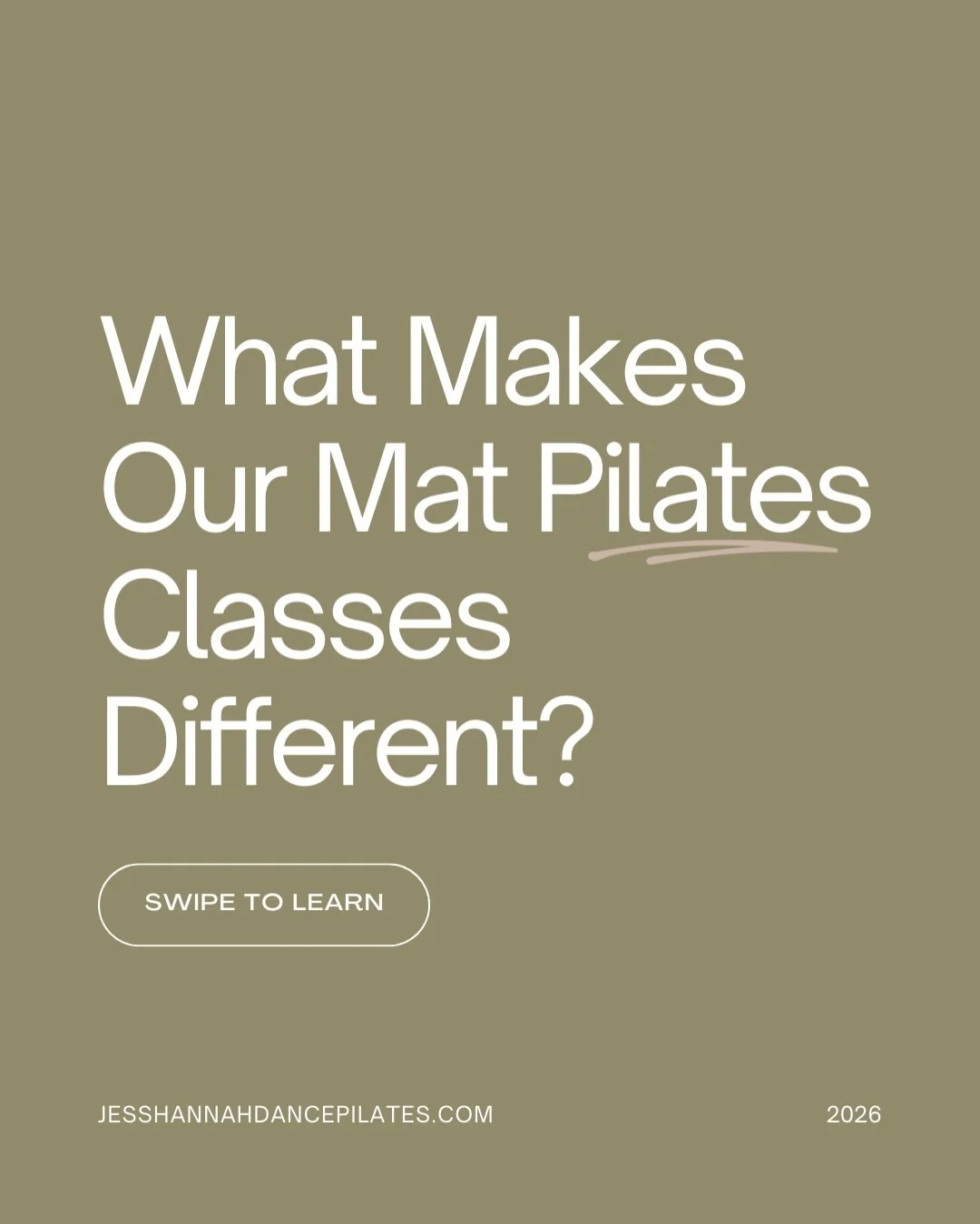 What makes us different?

&bull; Contemporary Pilates, grounded in the original method
&bull; Led by a qualified instructor who continues to learn
&bull; Small, supportive class sizes
&bull; Precision-focused, breath-led movement

Join us on the mat 