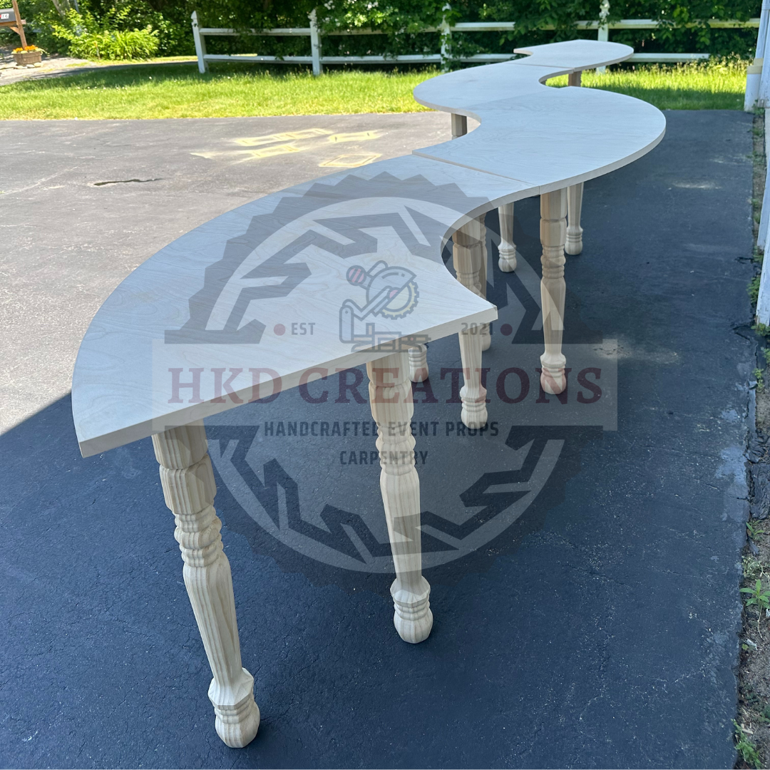 Serpentine Table