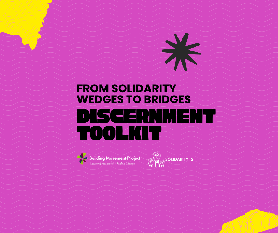 Cover of the Solidarity Wedges to Bridges toolkit