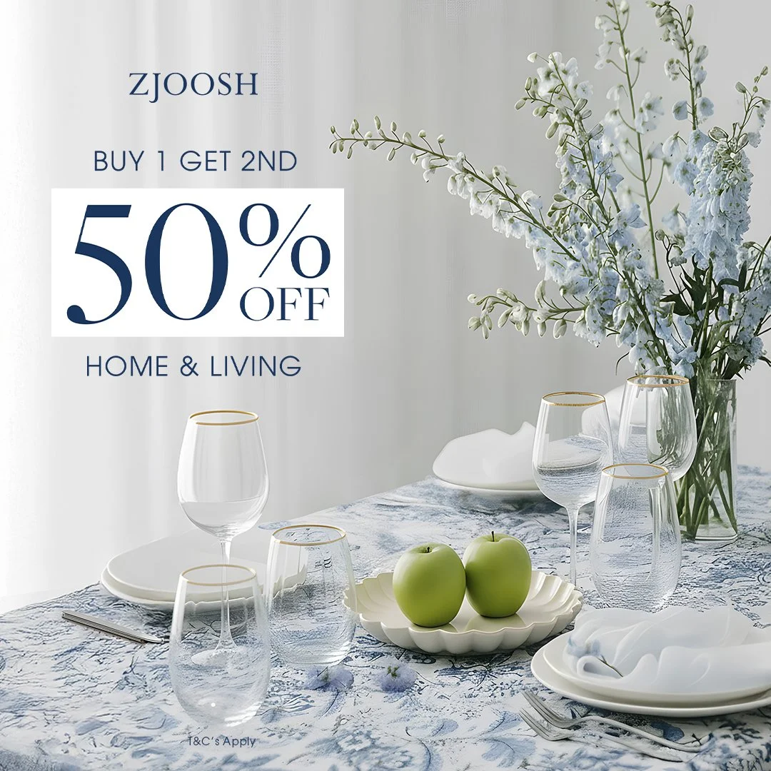 Buy 1 Get 2nd 50% OFF Home &amp; Living at Zjoosh