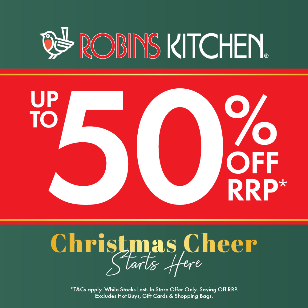 Up to 50% OFF at Robins Kitchen Christmas Sale