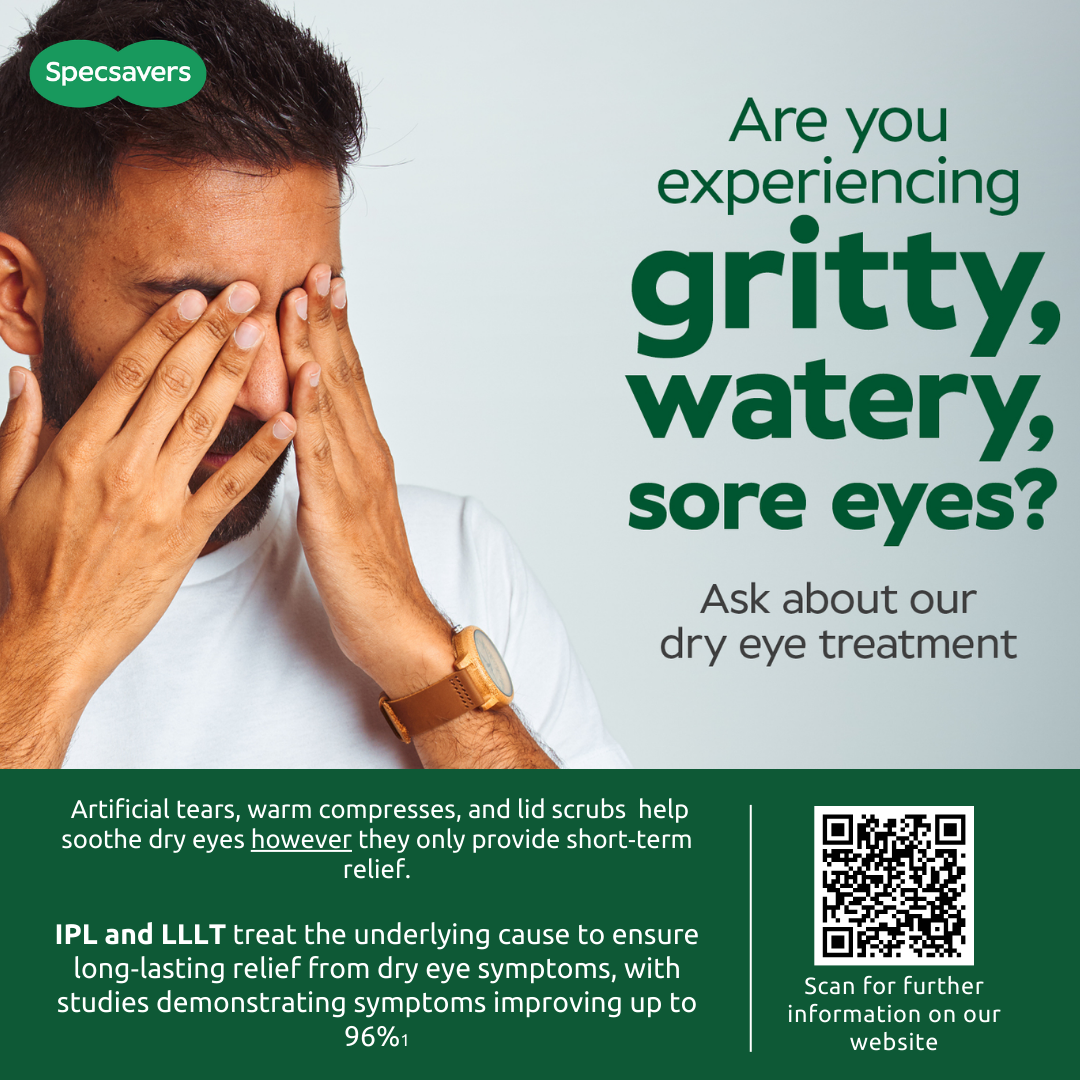 Dry, itchy or watery eyes?