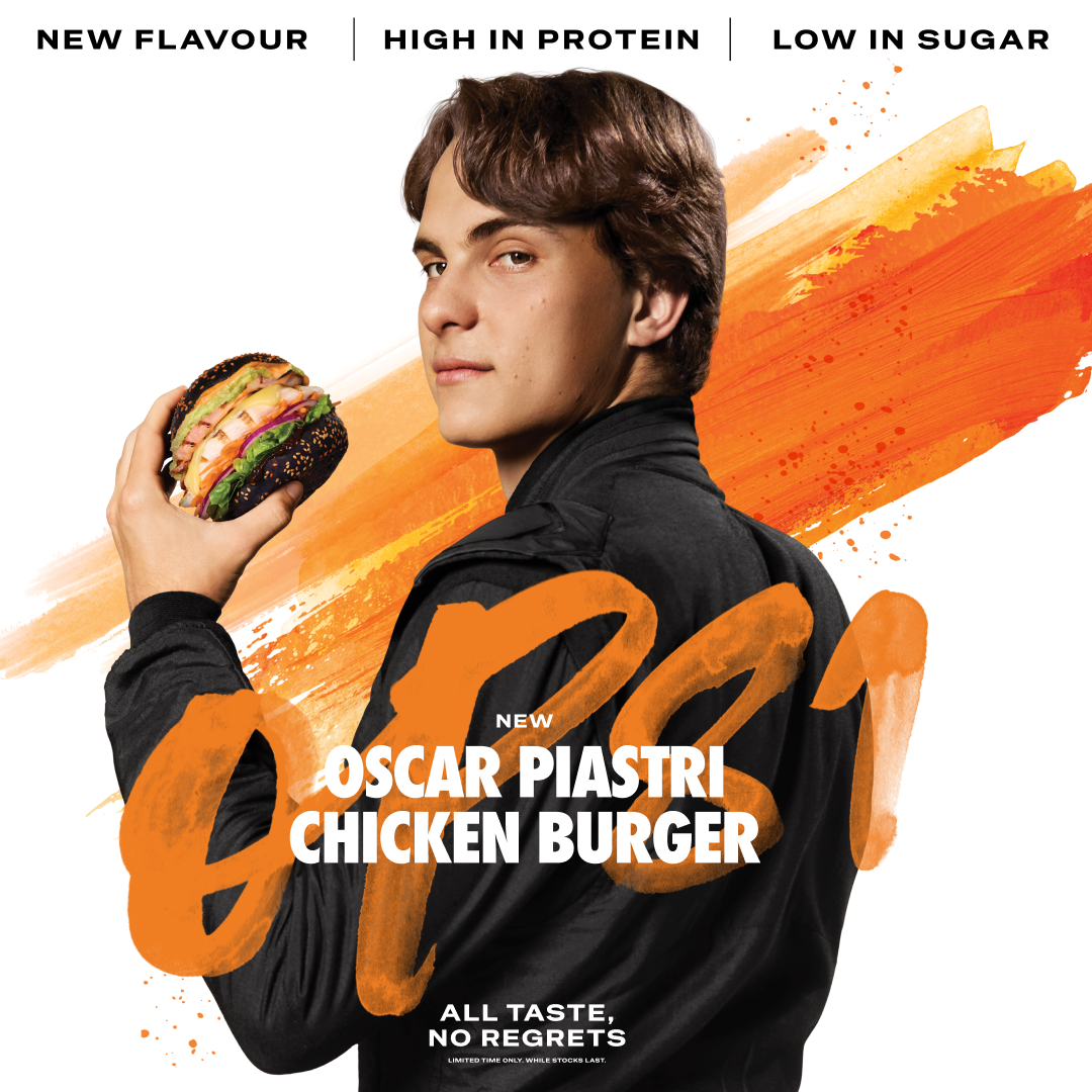 The NEW Oscar Piastri Chicken Burger is here