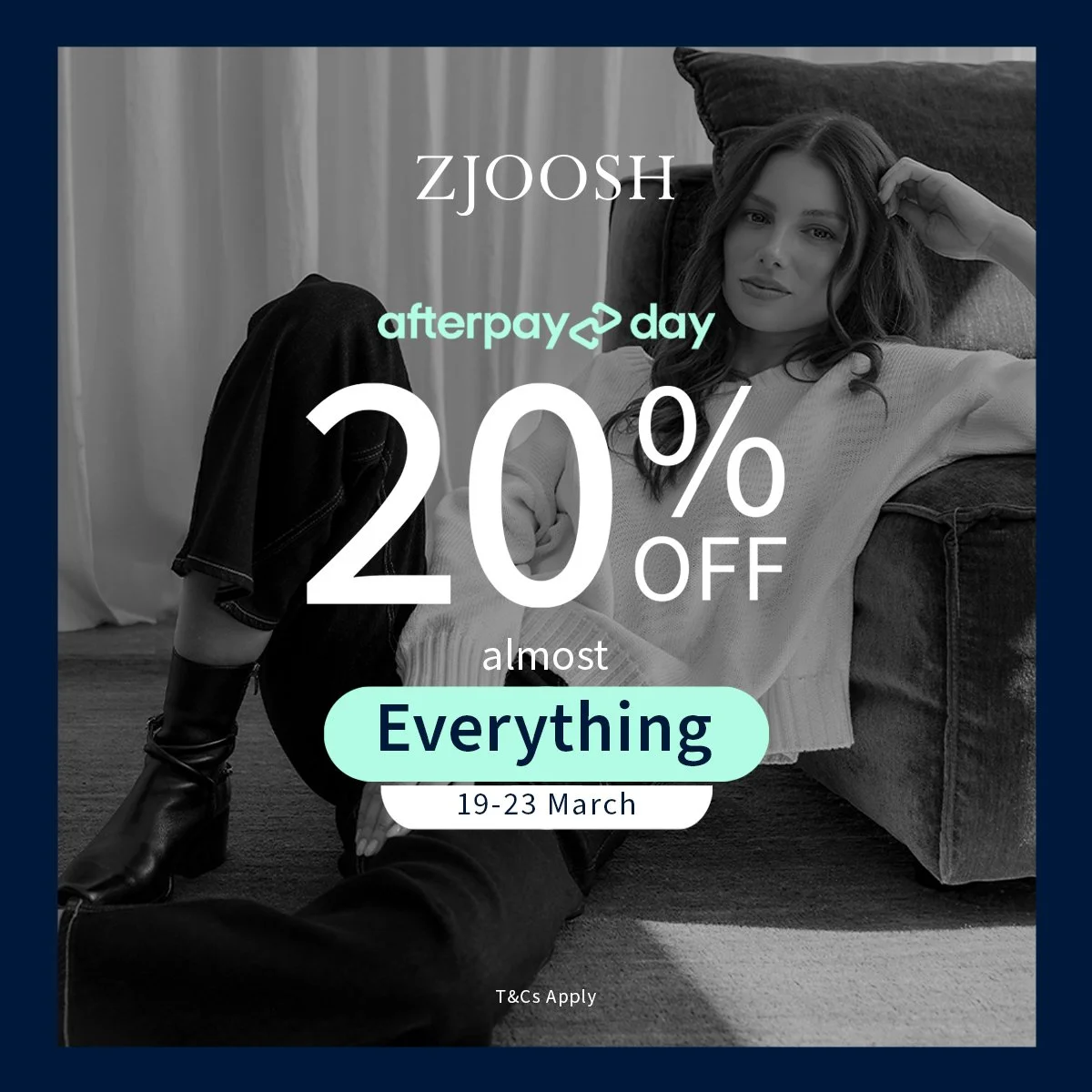 Zjoosh Afterpay Sale!