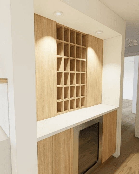 A home bar is more than cabinetry and countertops &mdash; it&rsquo;s an experience. It sets a mood for the space.

That&rsquo;s why renderings matter as part of the design process.  They allow us to study proportion, lighting, material contrast, and 