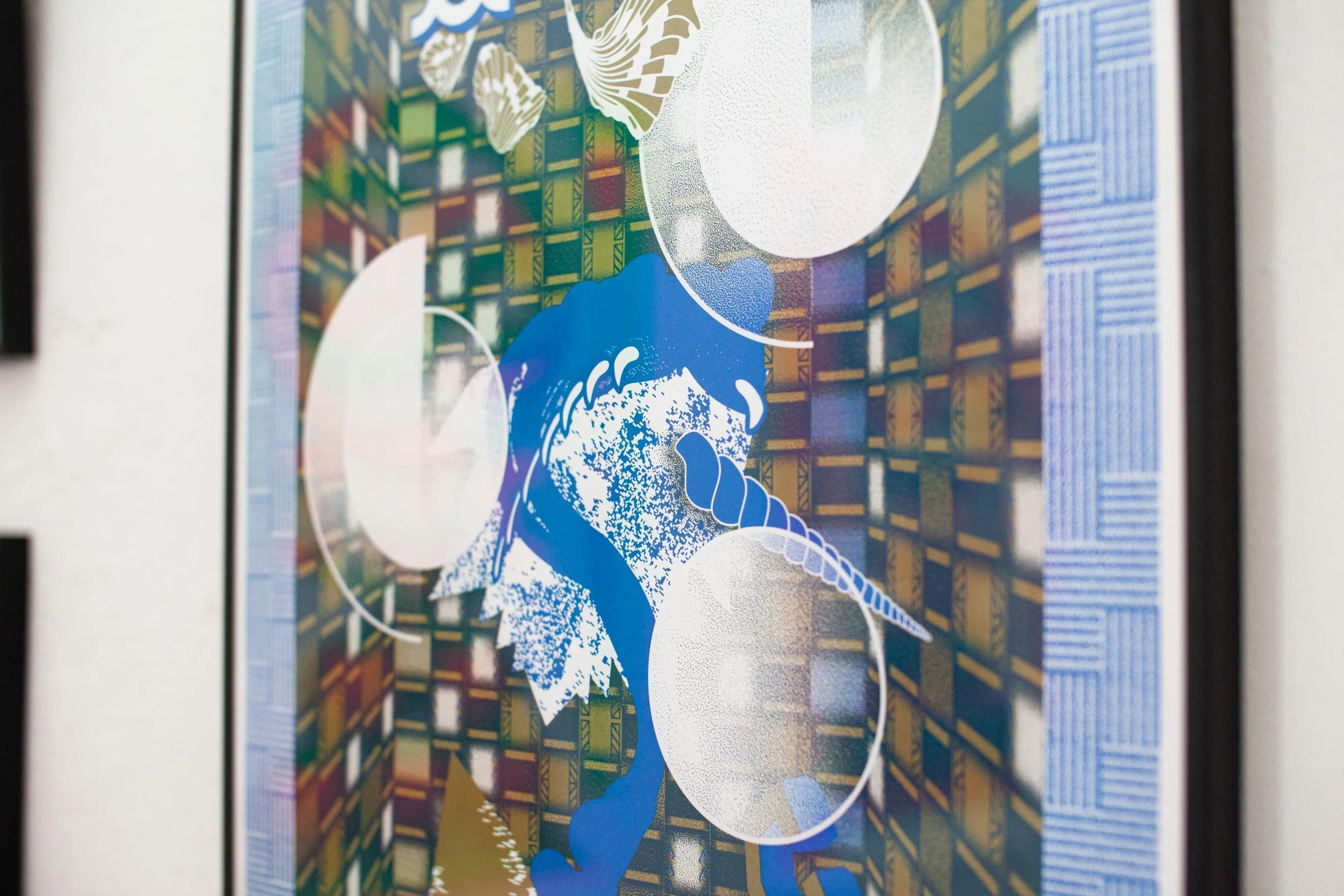 Framed detail of 'Golden'