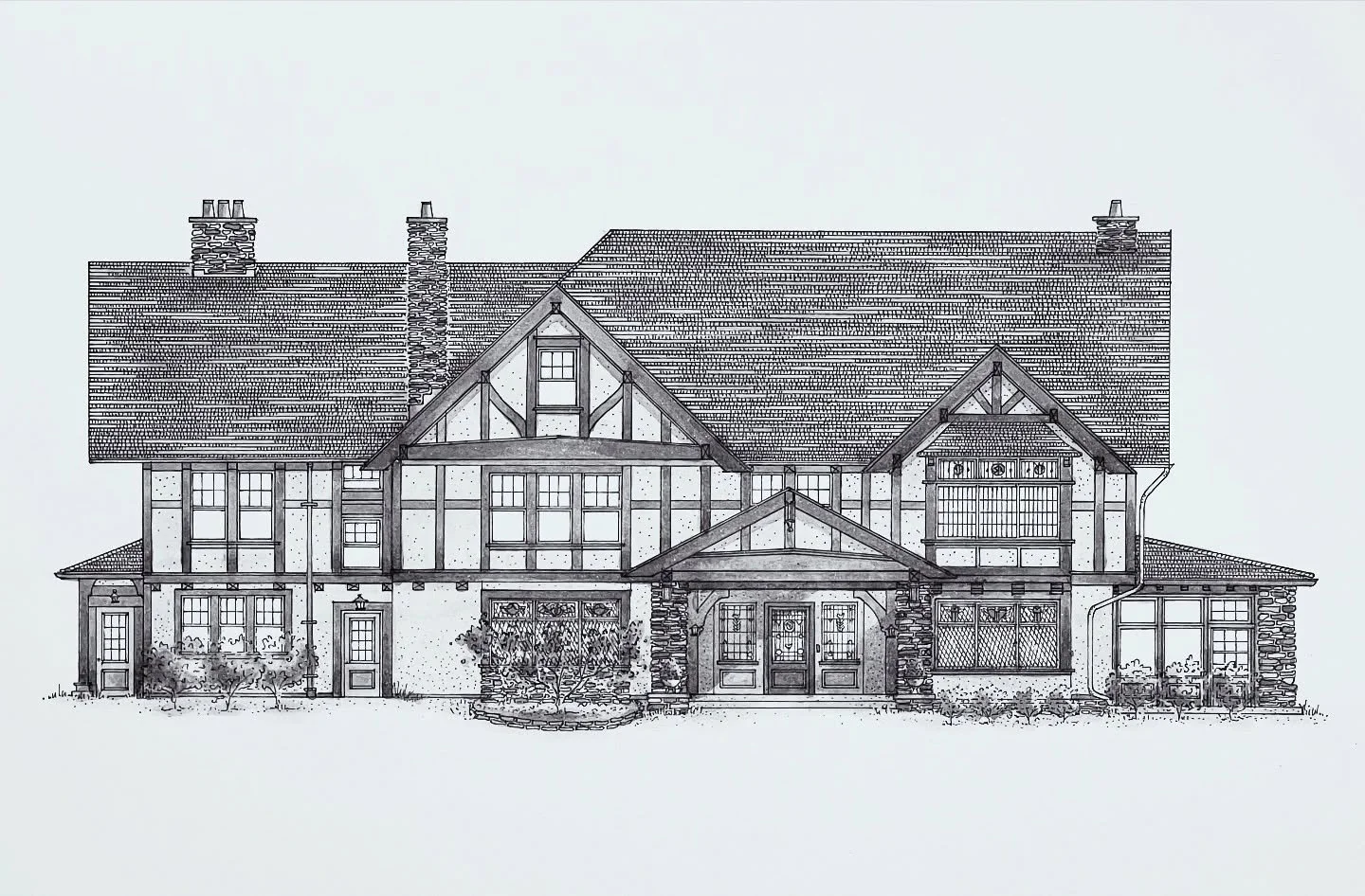 I loved capturing the beauty of this home and meeting THE nicest owner! She told me the history of the house and how she framed the original blueprints. My favorite part of this house? All of the stained glass windows - each window grouping has a uni