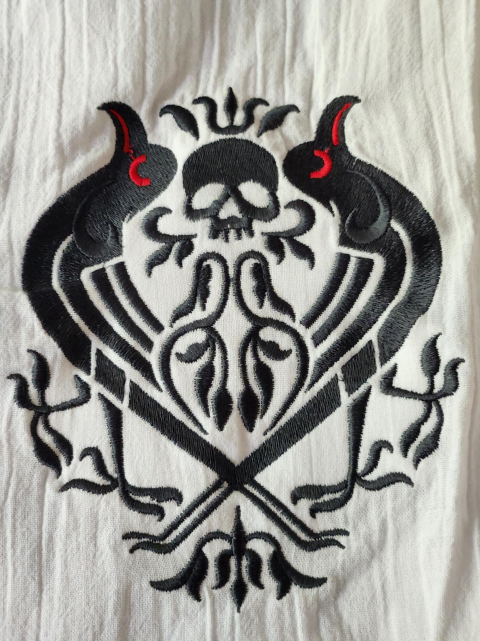 Two Ravens Flour Sack Tea Towel