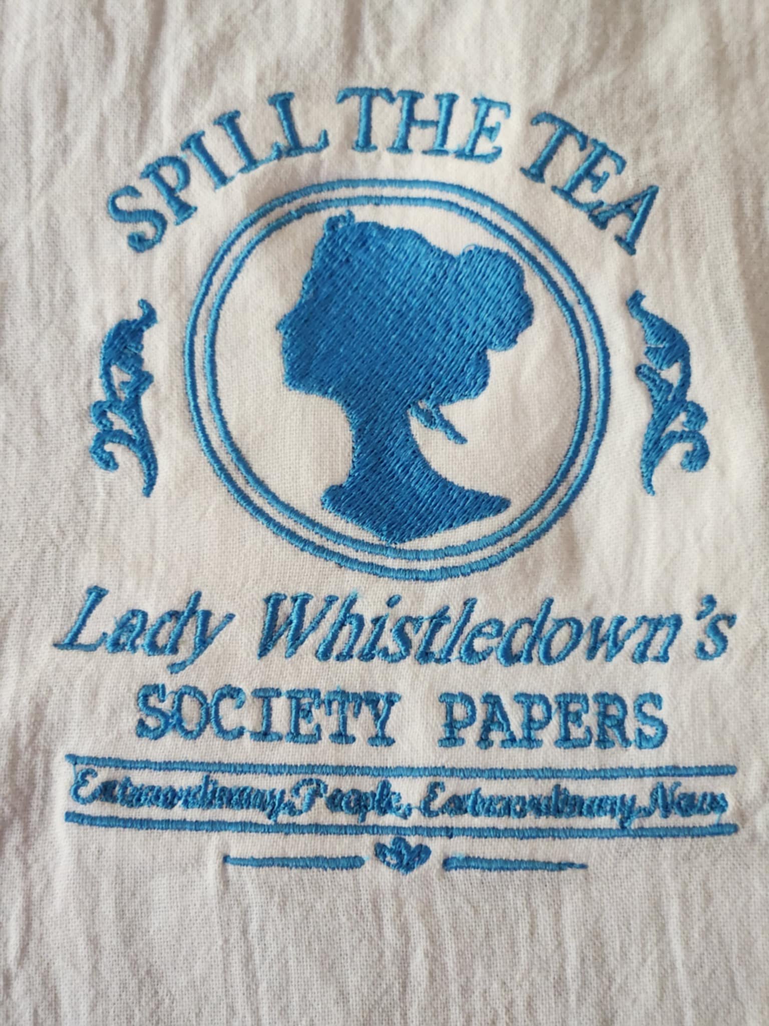 Spill the Tea Flour Sack Tea Towel