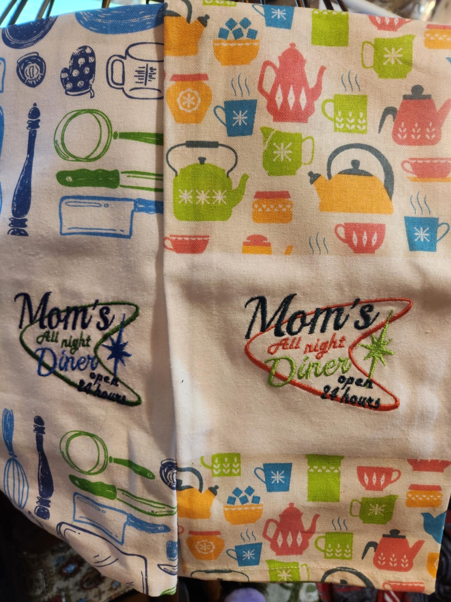 Two Moms Diner Towels