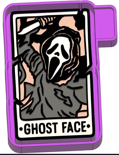 Ghost Face Horror Mold