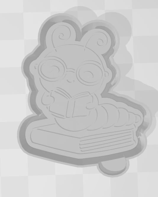 Book Worm Mold