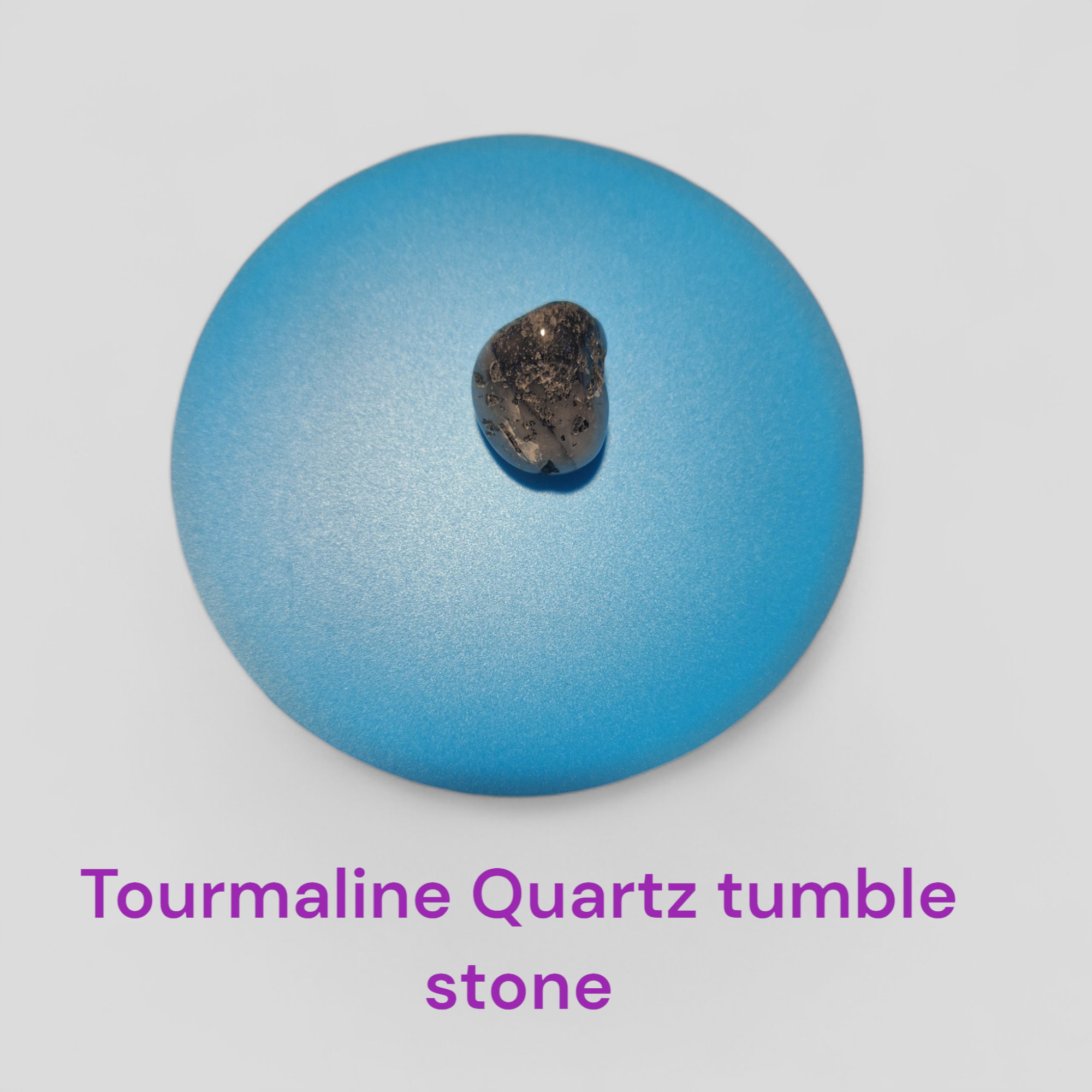 Tourmaline Quartz tumble stone