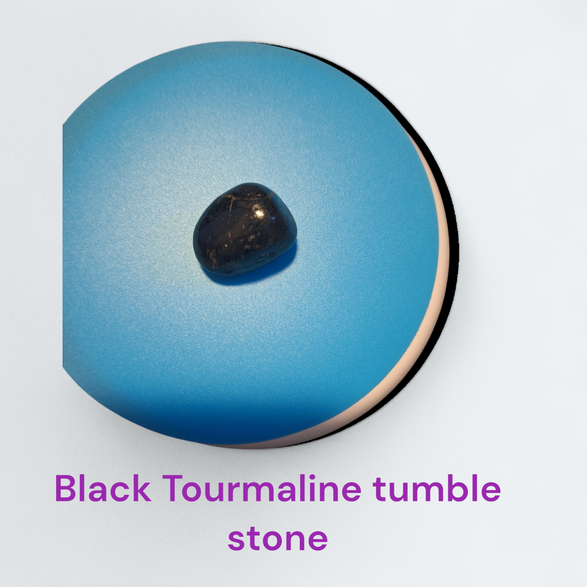 Black Tourmaline tumble stone