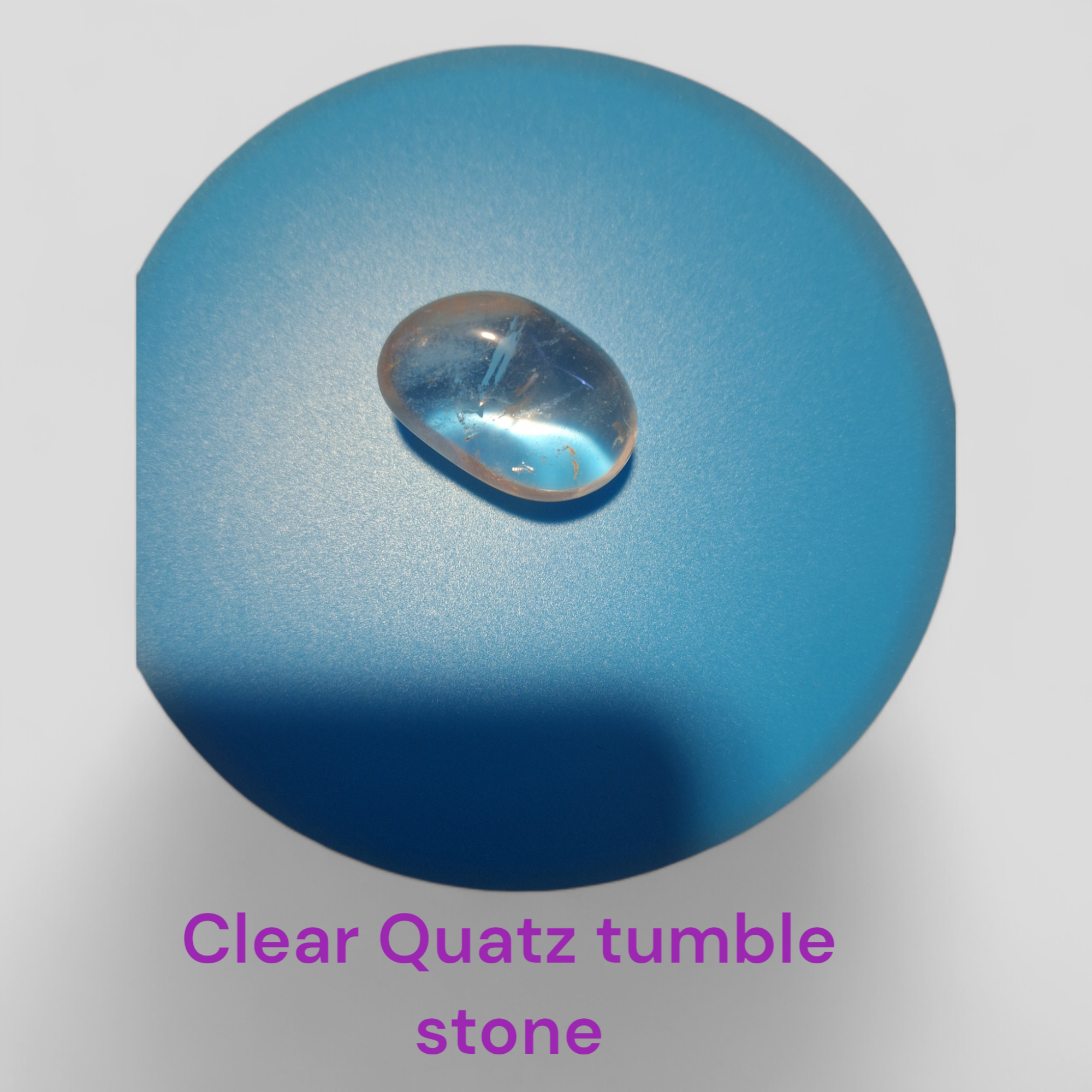 Clear Quartz tumble stone