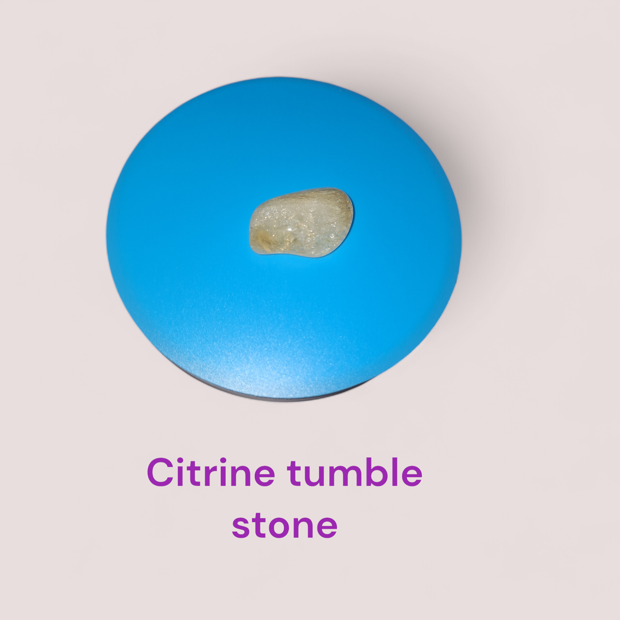 Citrine tumble stone