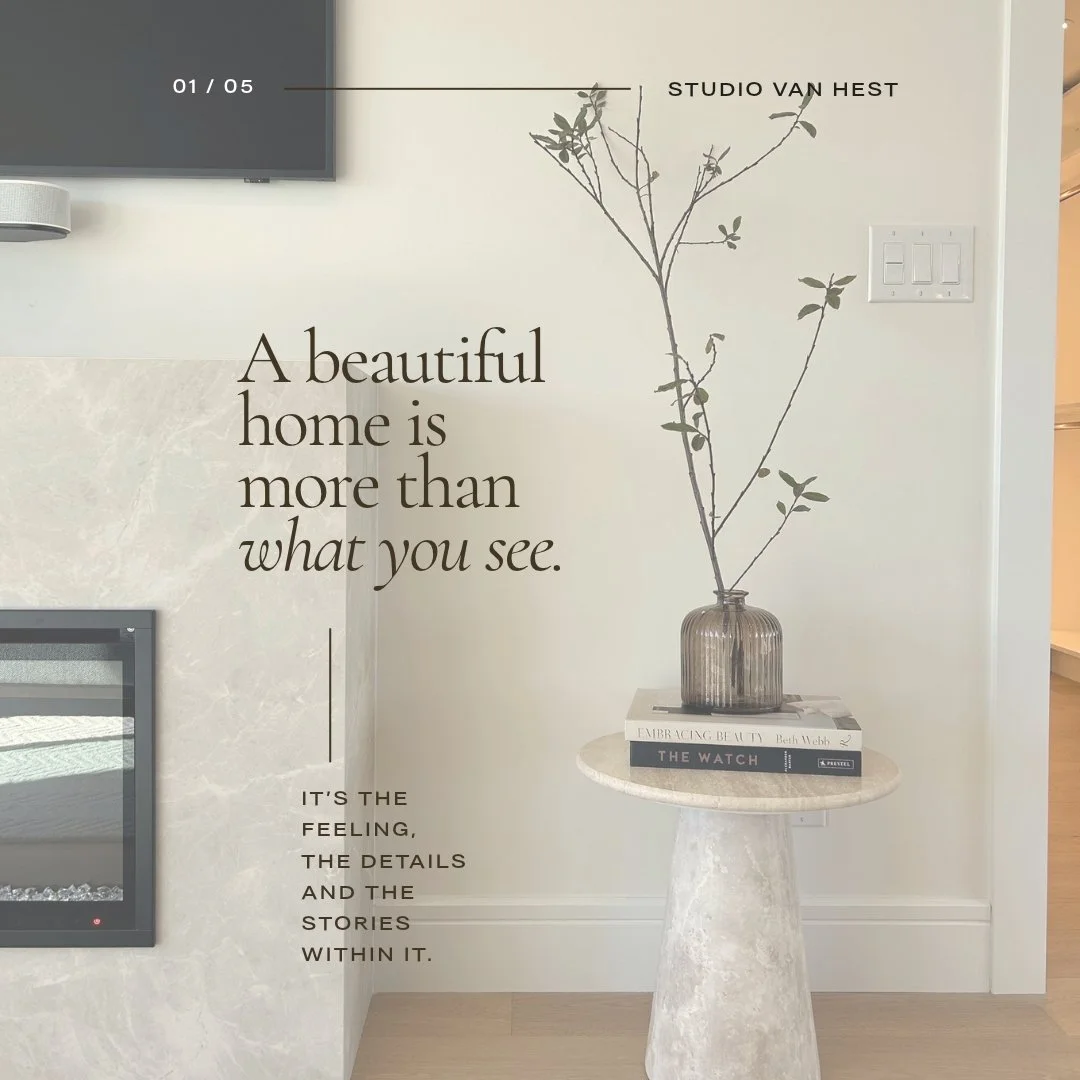 So many aspects go into creating the story of your home. Stone, soft furnishings, textures, heirloom pieces. Layered with character, contrast and warmth, it's the details that make it yours.