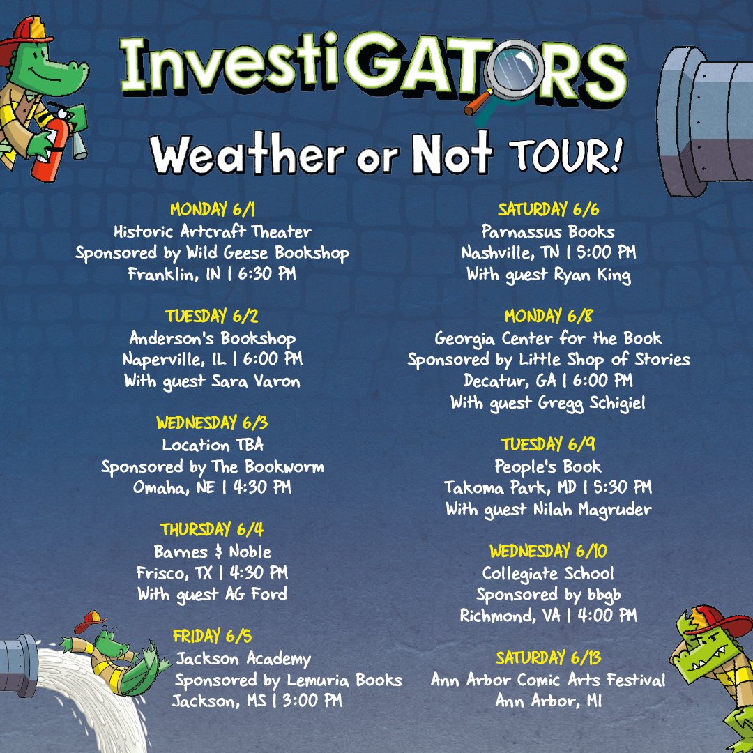 Investigators Weather or Not Tour Dates