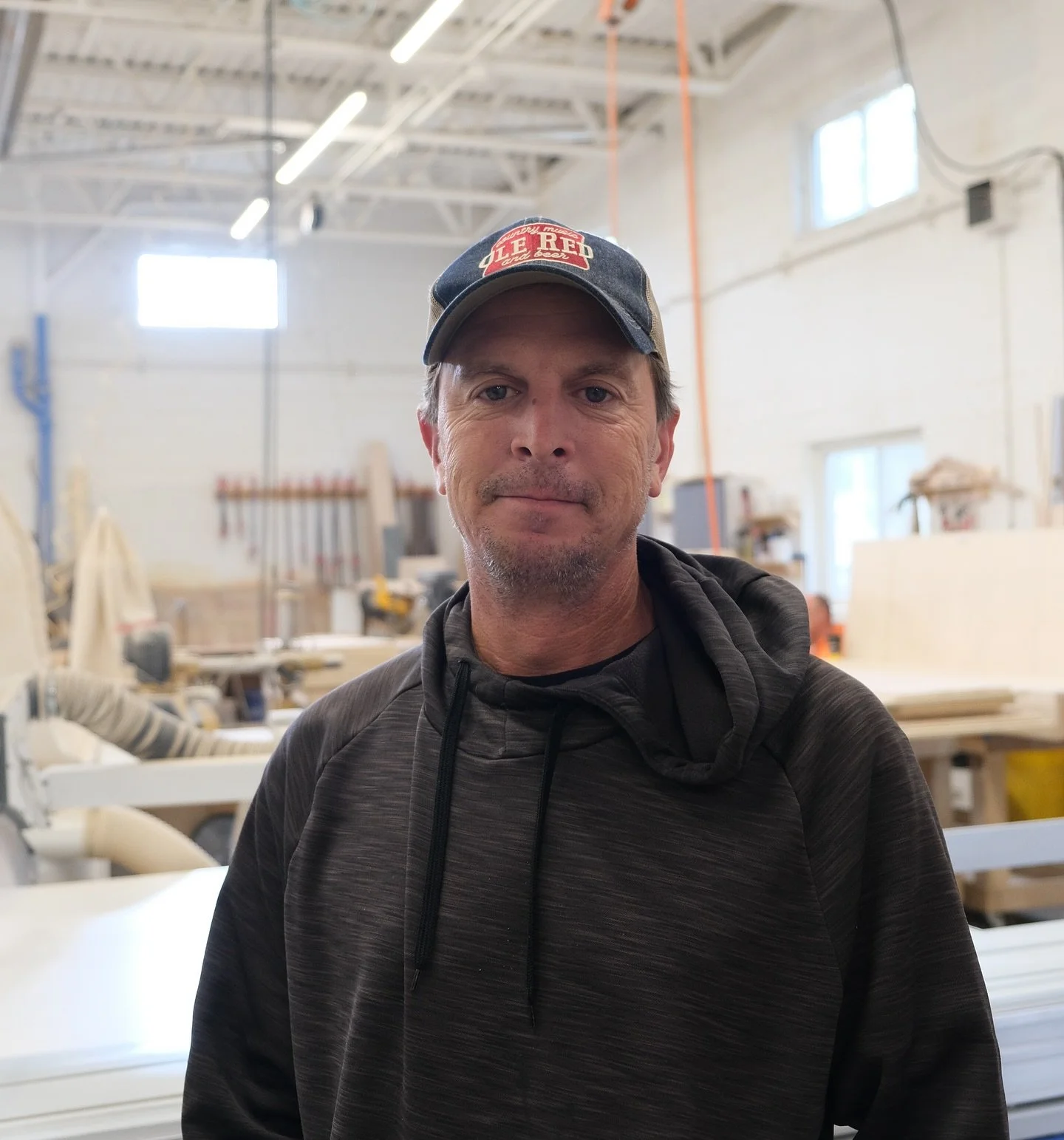 Meet Craig, one of our skilled cabinet makers and installers at CMS! 👋

For over a year, Craig has been a huge part of our team!

His favorite project was a residential job where he crafted and installed beautiful wooden panels as seen on the second
