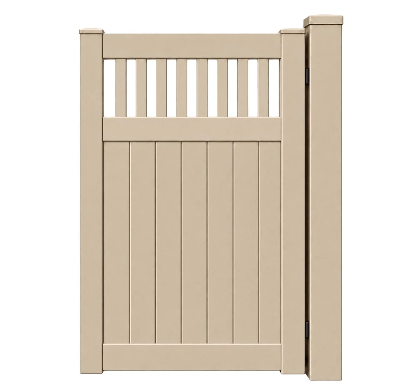 Tan Picket-Top Gate
