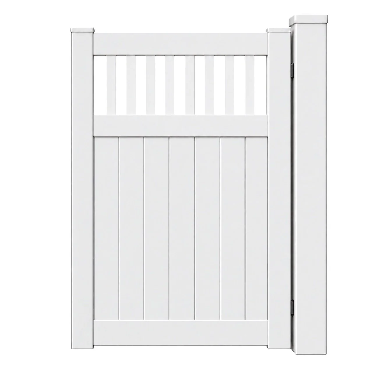 White Picket-Top Gate