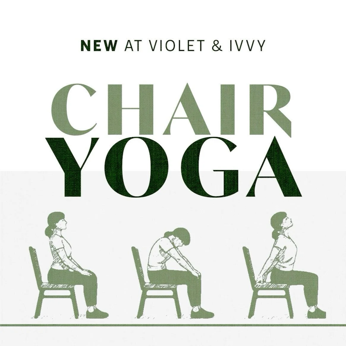 Take a seat&hellip; it&rsquo;s Yoga with a twist 🪑✨🧘🏼&zwj;♀️
Come in this Wednesday at 2pm &amp; try for free !