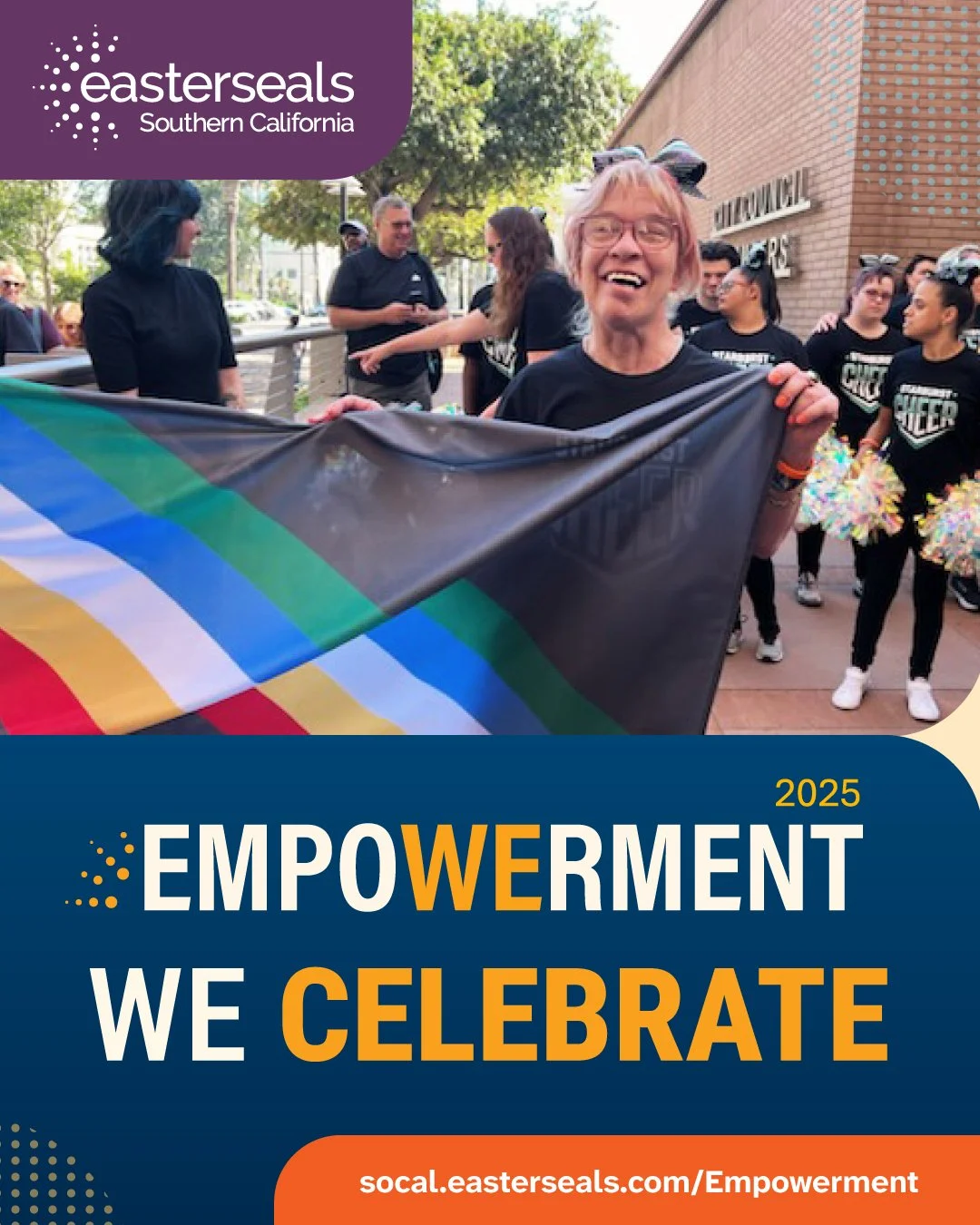 In 2025, Easterseals Southern California supported tens of thousands of individuals across our service lines. 

🧡 Autism Therapy
🧡 Adult Day Services
🧡 Child Development Services
🧡 Employment Services
🧡 Living Options

Each person represents a s