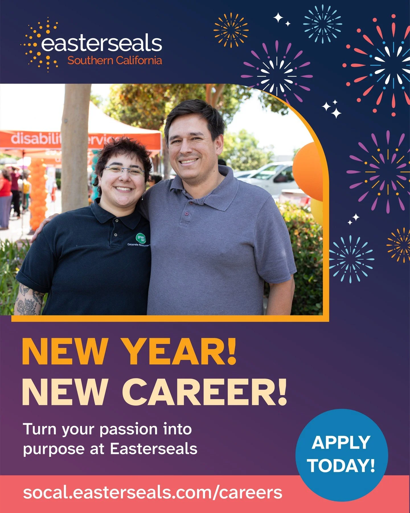 Looking for a fresh start in 2025? Start your new career at Easterseals Southern California! With opportunities to work in a variety of fields, from children&rsquo;s services to support for seniors and adults, your next career path could be with us. 