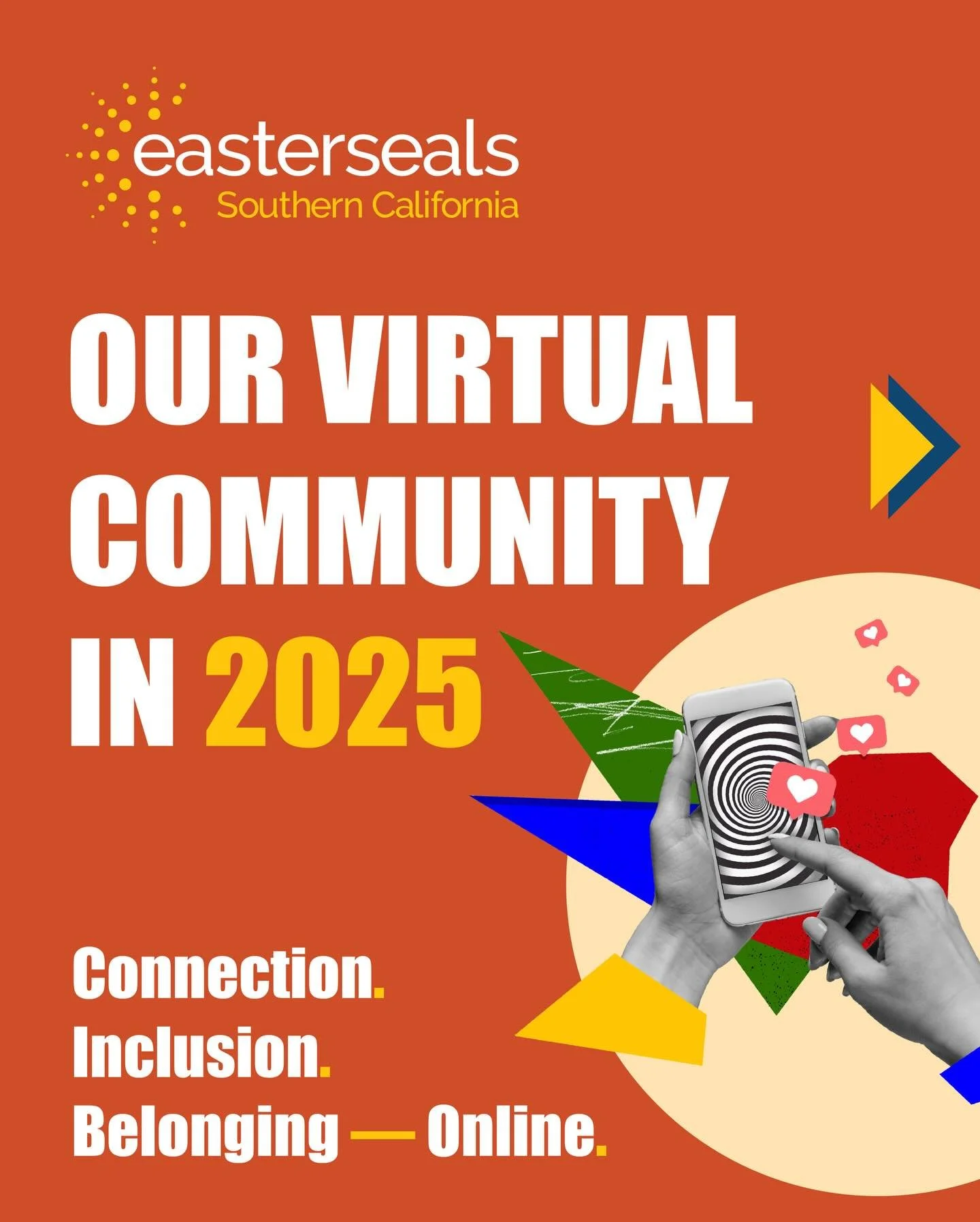 Easterseals SoCal&rsquo;s Virtual Community is more than an online program, it&rsquo;s a place to belong.

From weekly events to peer-led activities, adults with disabilities are connecting, learning, and leading from wherever they are.
✨ 498 partici