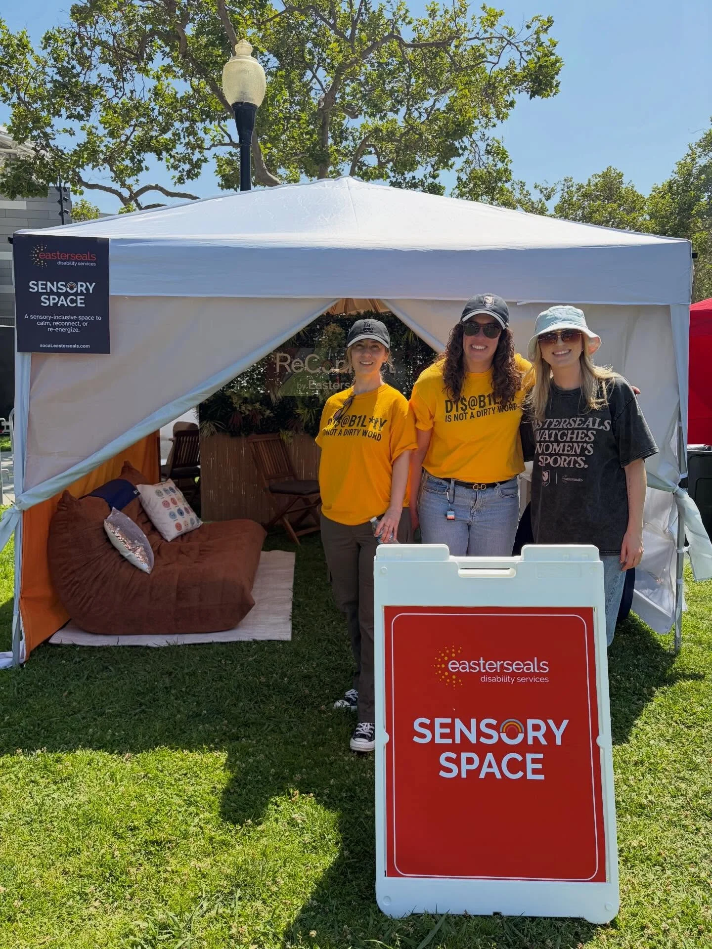 At today&rsquo;s Angel City Fan Fest, we&rsquo;re bringing inclusion to the forefront. 🧡

Our sensory pop‑up booth provides a supportive space for fans who benefit from a quieter environment, and our Easterseals booth is offering resources along wit