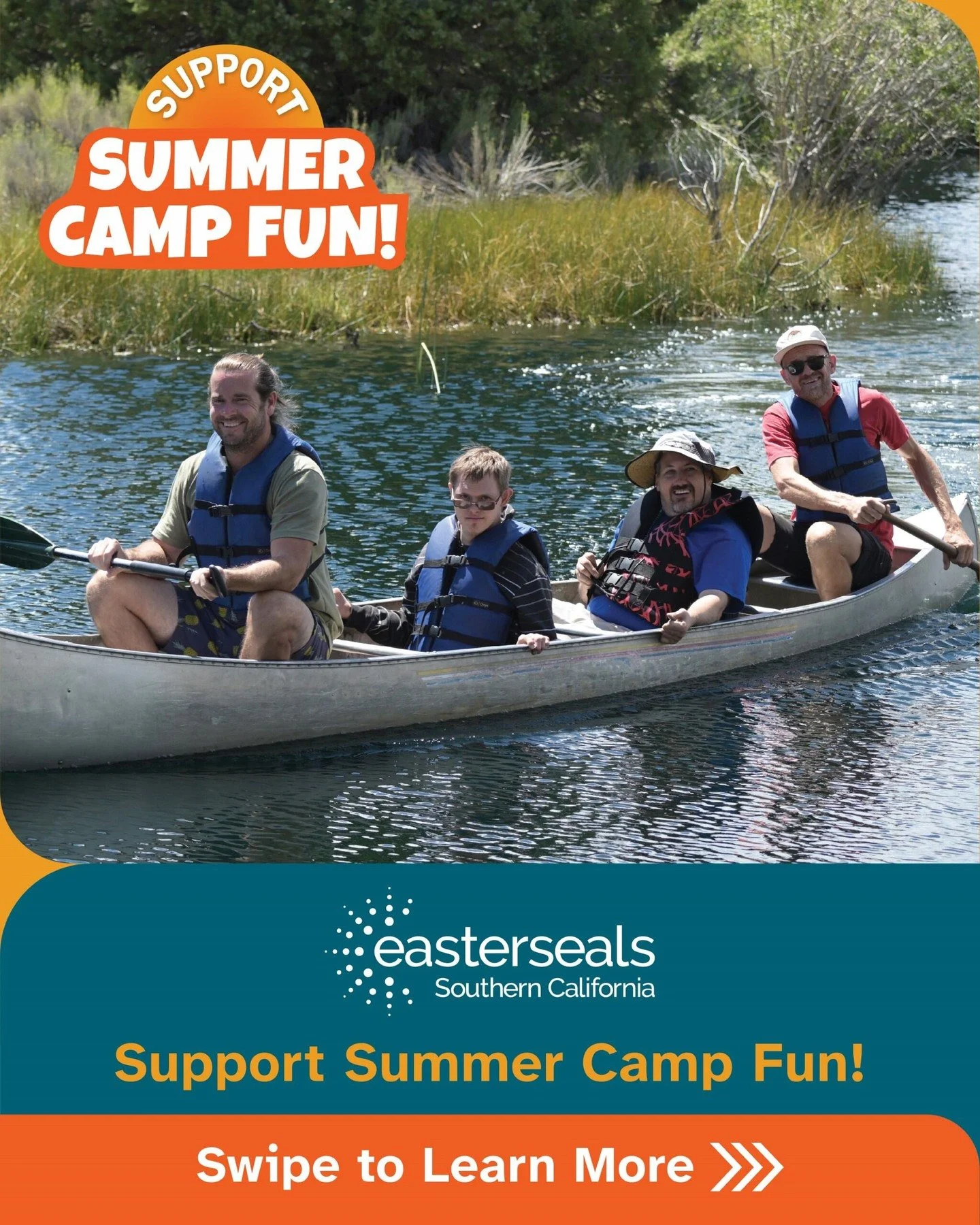 This June, every sip can help create access to meaningful camp experiences. 🧡

When you purchase a 12 oz @celsiusofficial Live Fit Sparkling Orange at select @cvspharmacy locations, a portion of proceeds supports Easterseals Camp and helps more peop